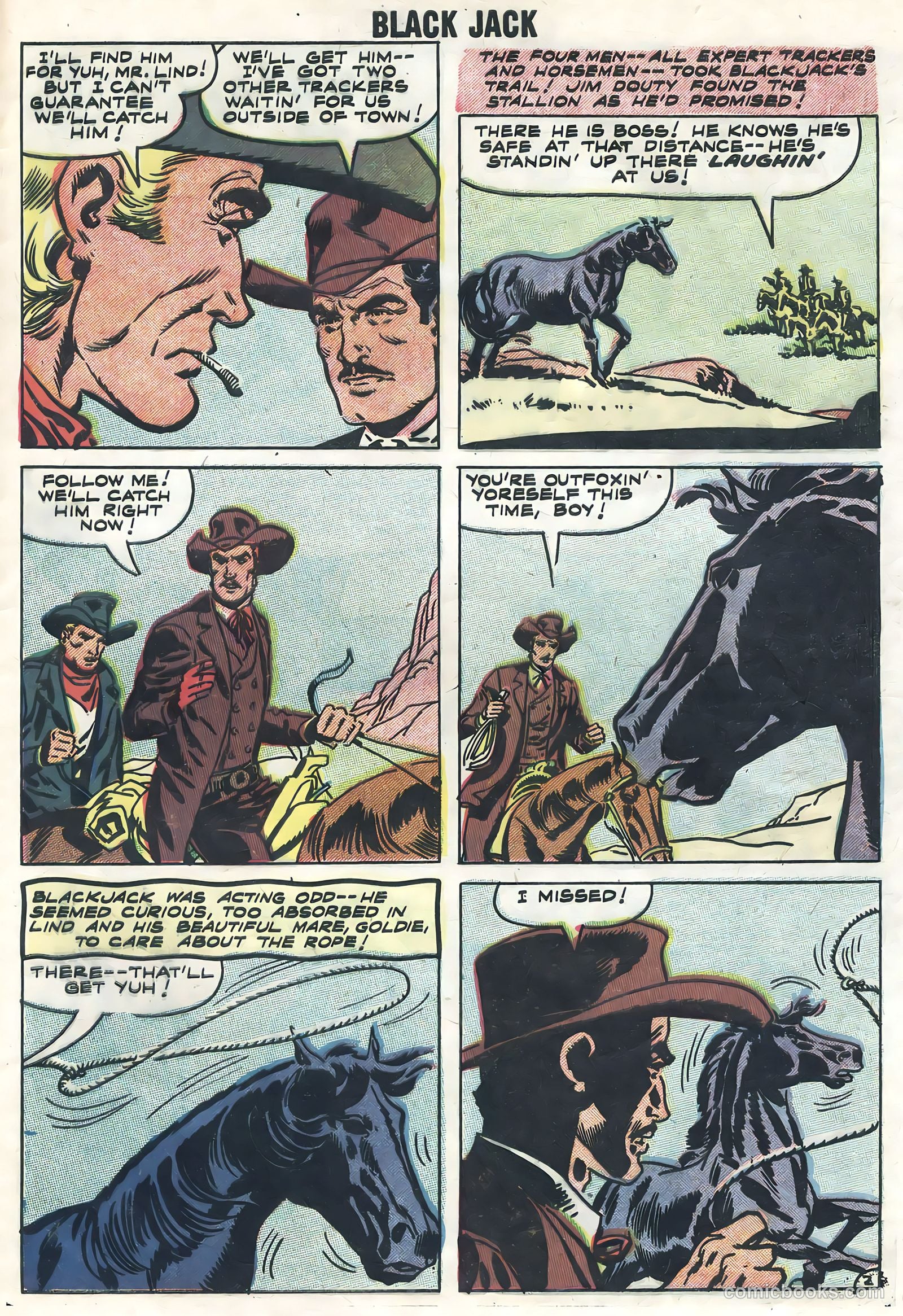 Rocky Lane's Black Jack #23 (1958) — page 29 of 36