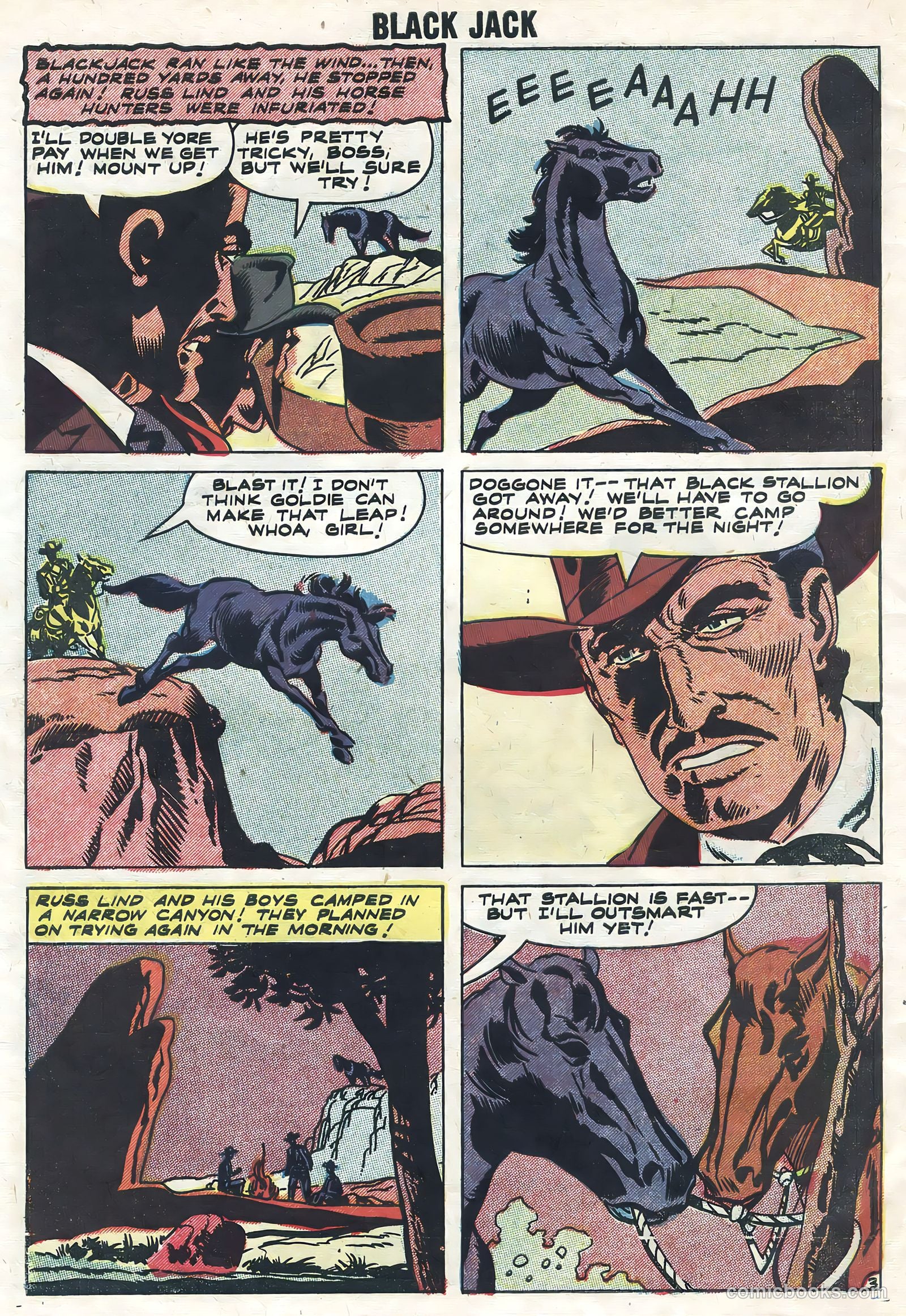 Rocky Lane's Black Jack #23 (1958) — page 30 of 36
