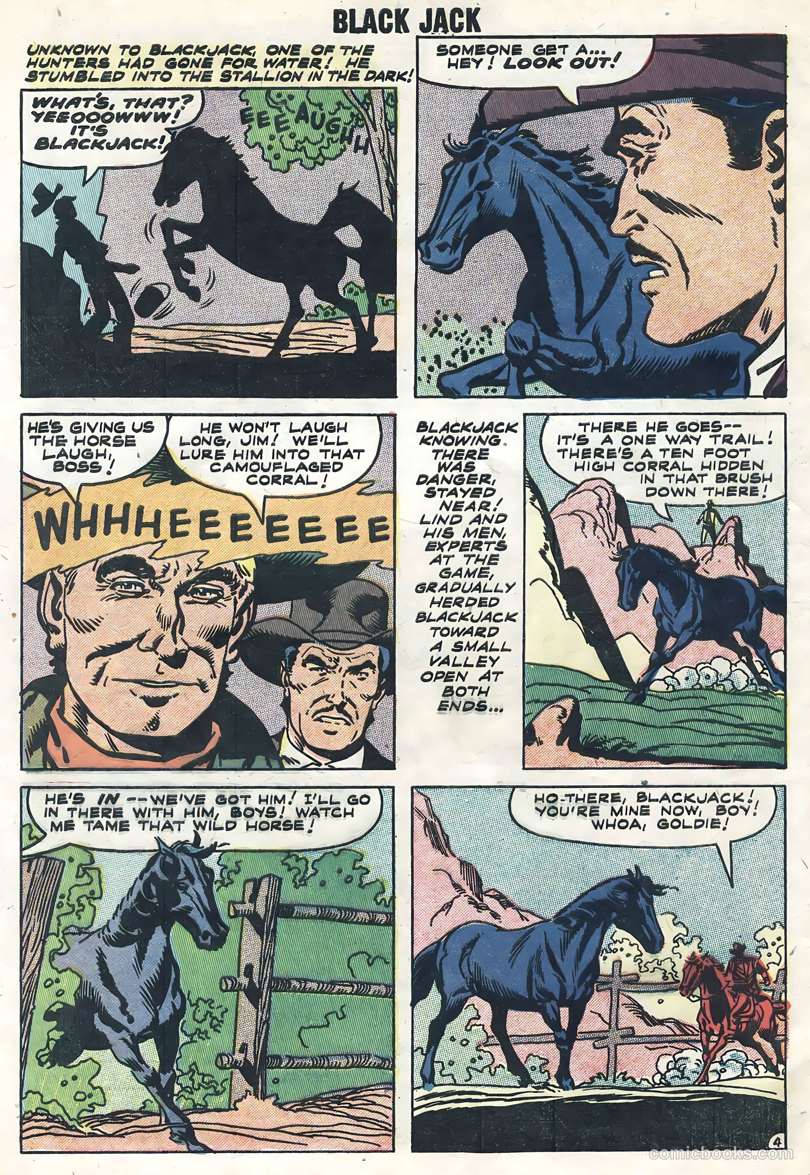 Rocky Lane's Black Jack #23 (1958) — page 32 of 36