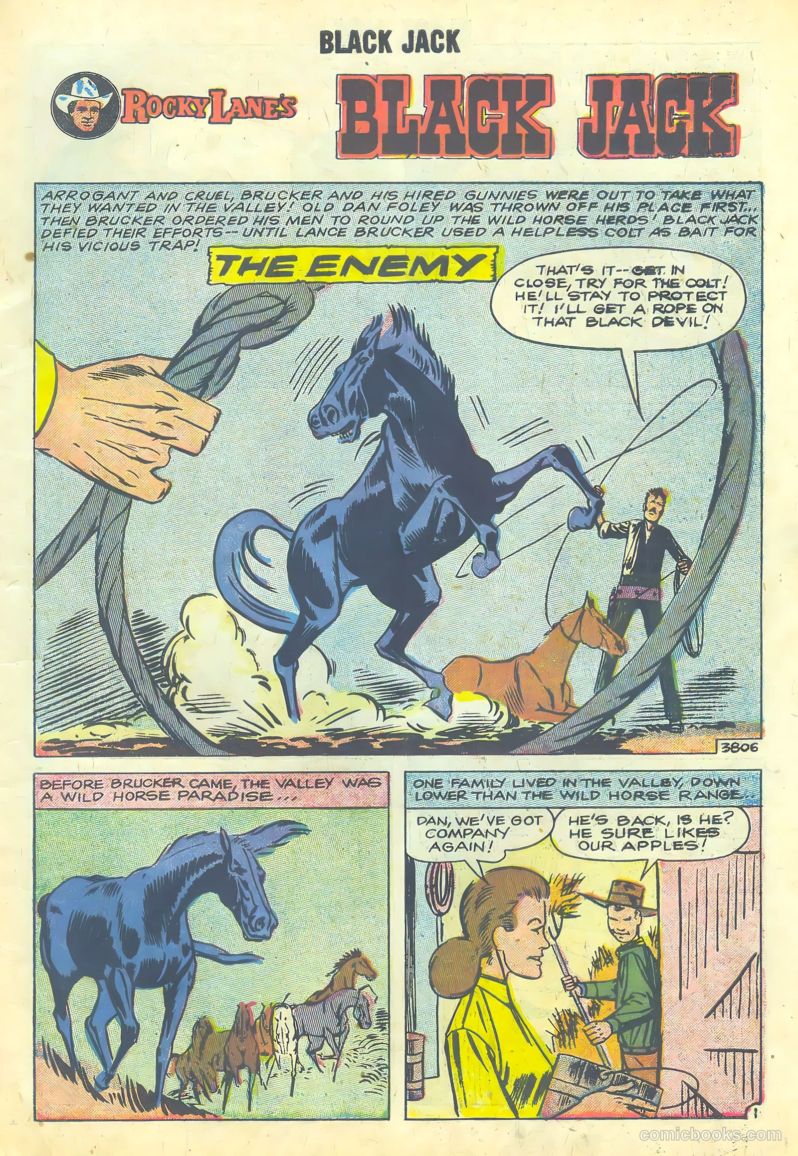 Rocky Lane's Black Jack #24 (1958) — page 3 of 36