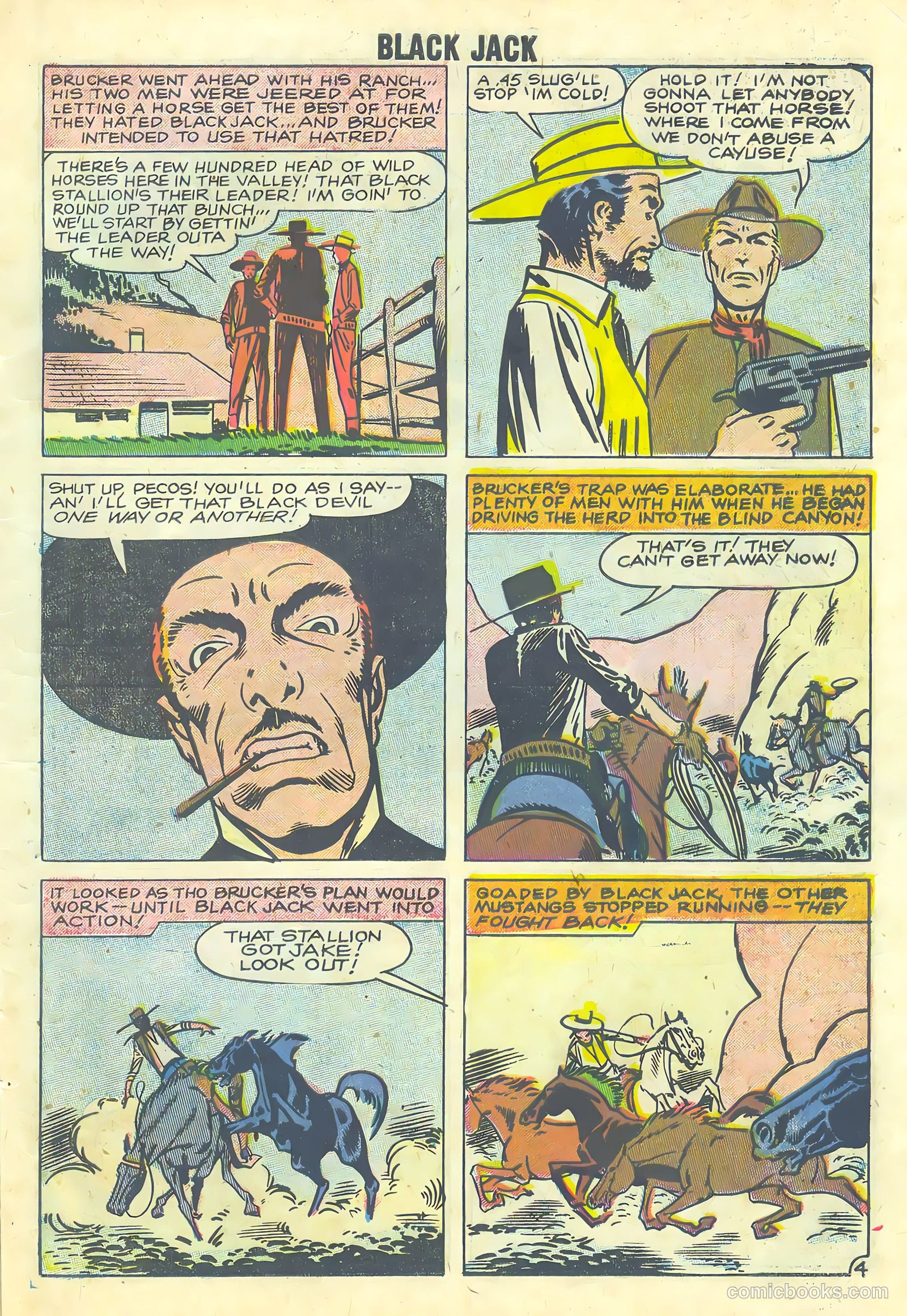 Rocky Lane's Black Jack #24 (1958) — page 7 of 36