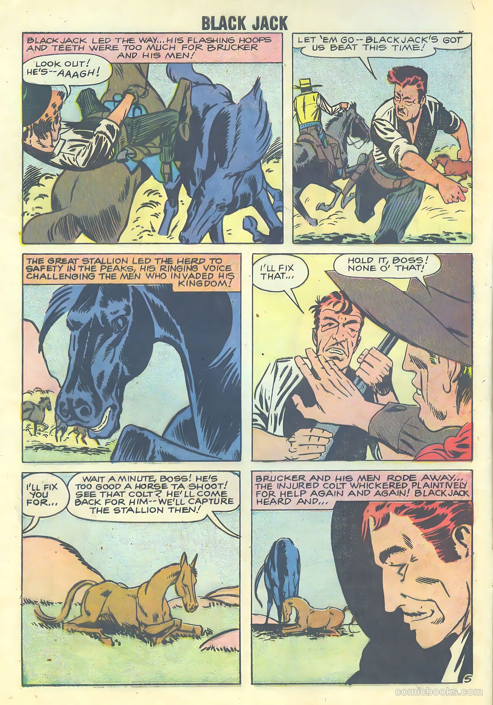 Rocky Lane's Black Jack #24 (1958) — page 8 of 36