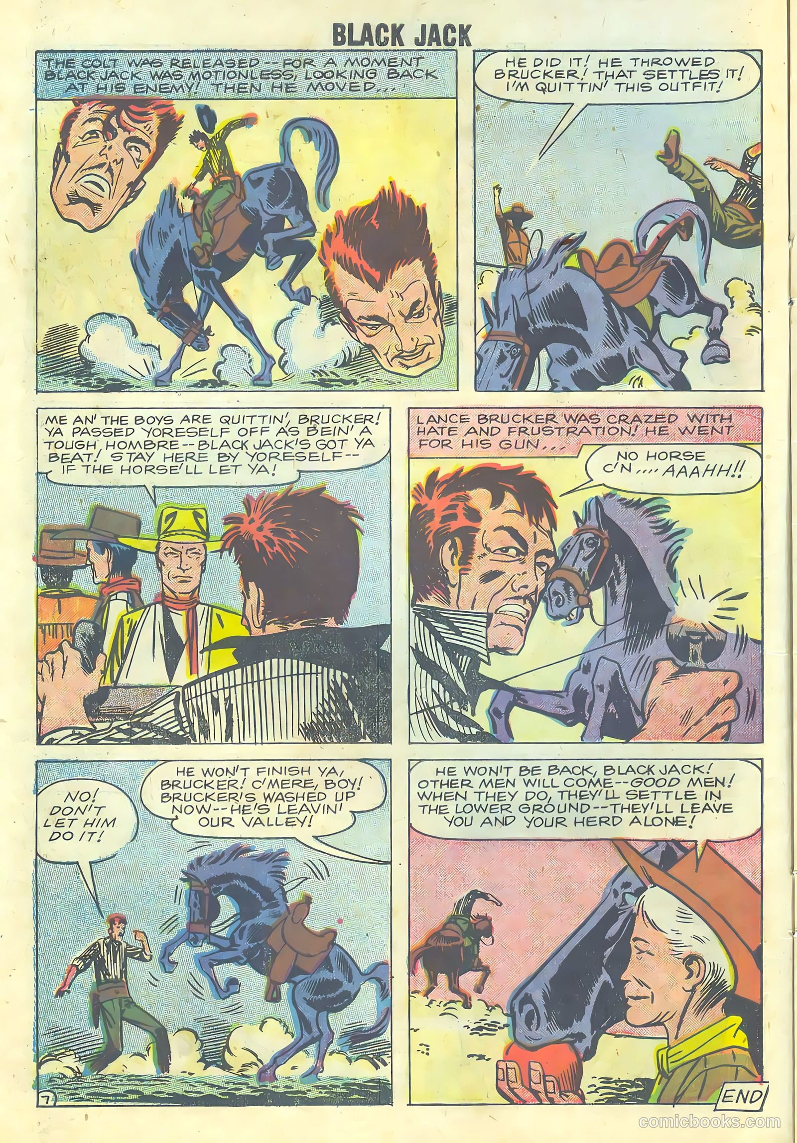 Rocky Lane's Black Jack #24 (1958) — page 10 of 36