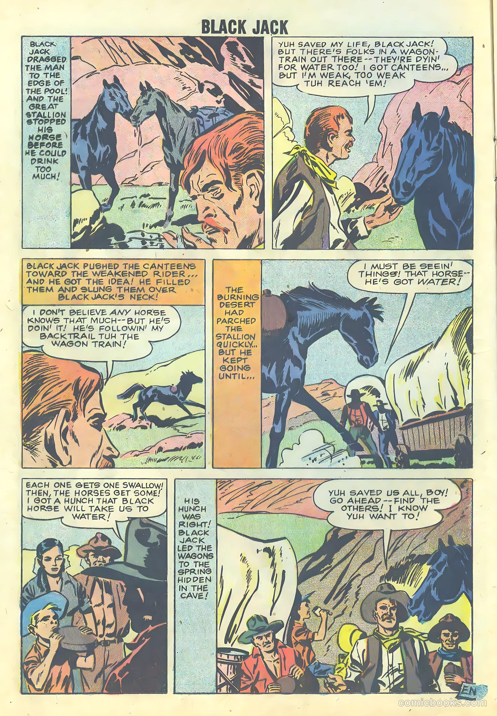 Rocky Lane's Black Jack #24 (1958) — page 12 of 36