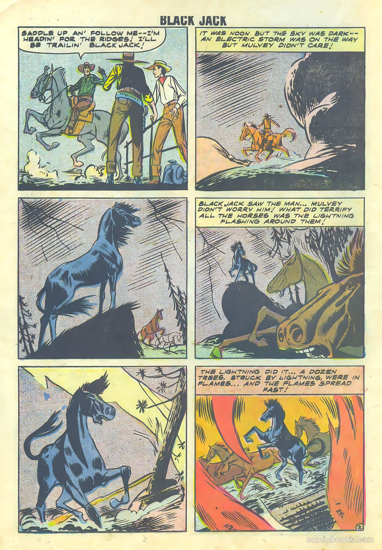 Rocky Lane's Black Jack #24 (1958) — page 14 of 36