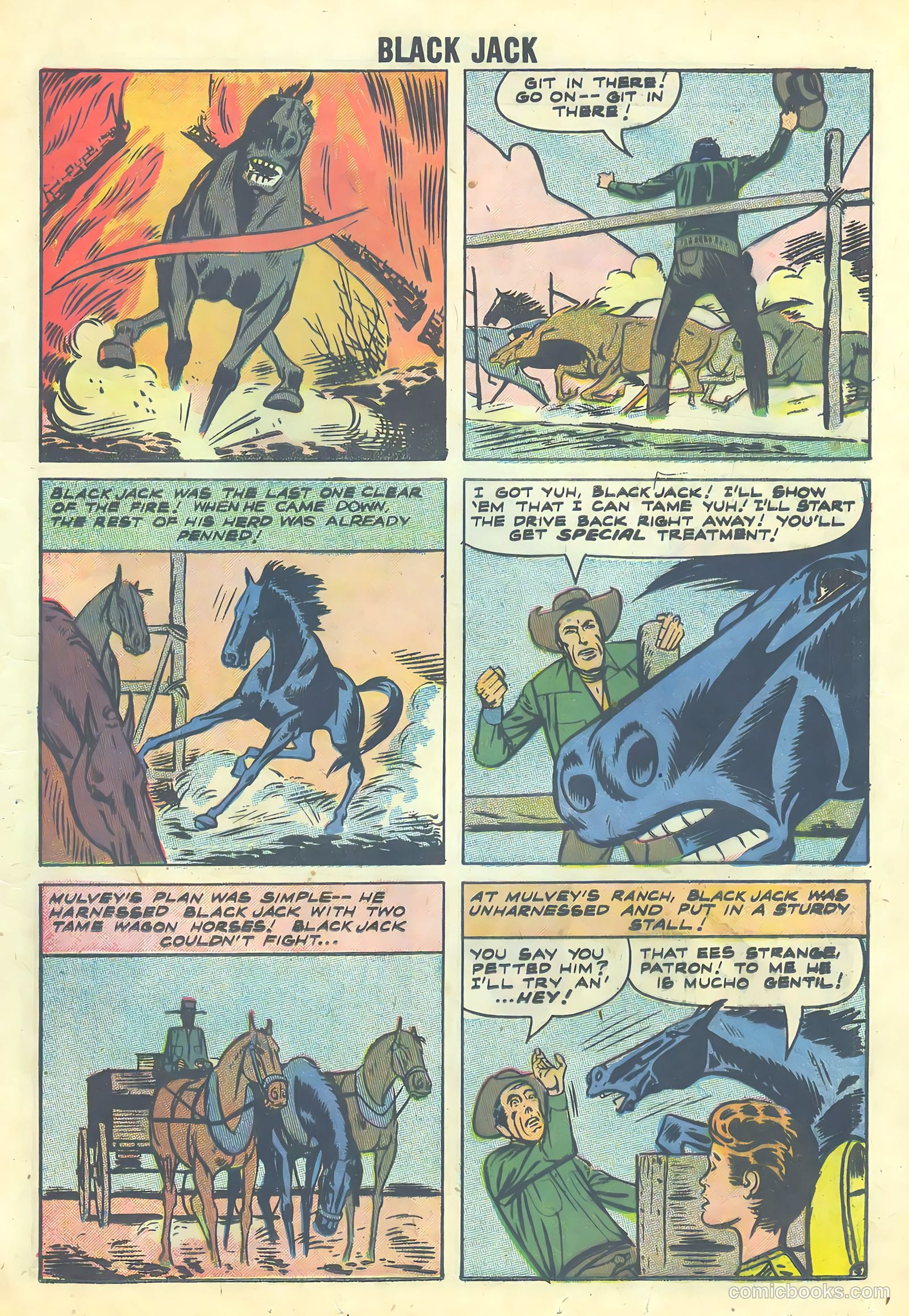 Rocky Lane's Black Jack #24 (1958) — page 17 of 36