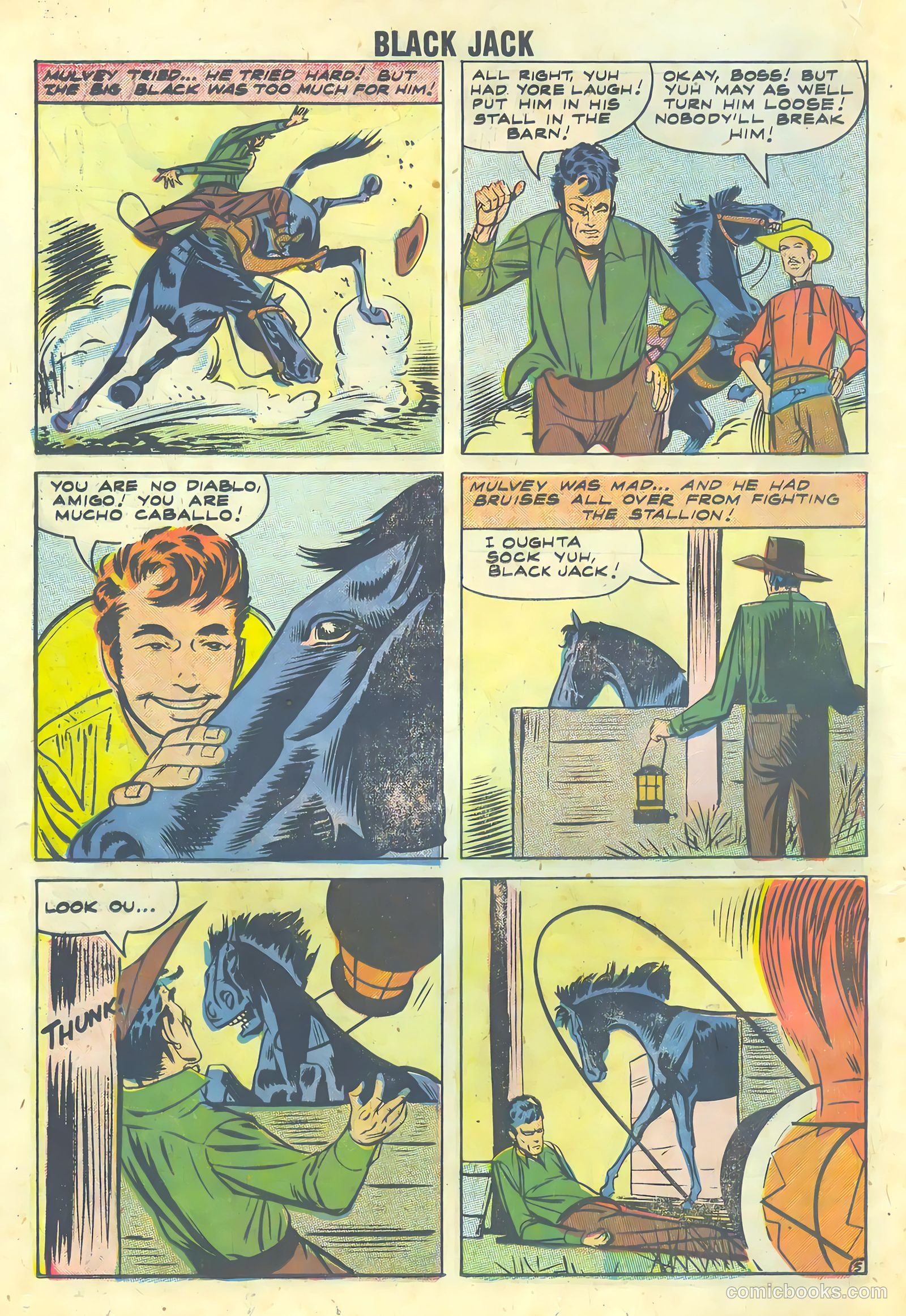 Rocky Lane's Black Jack #24 (1958) — page 18 of 36