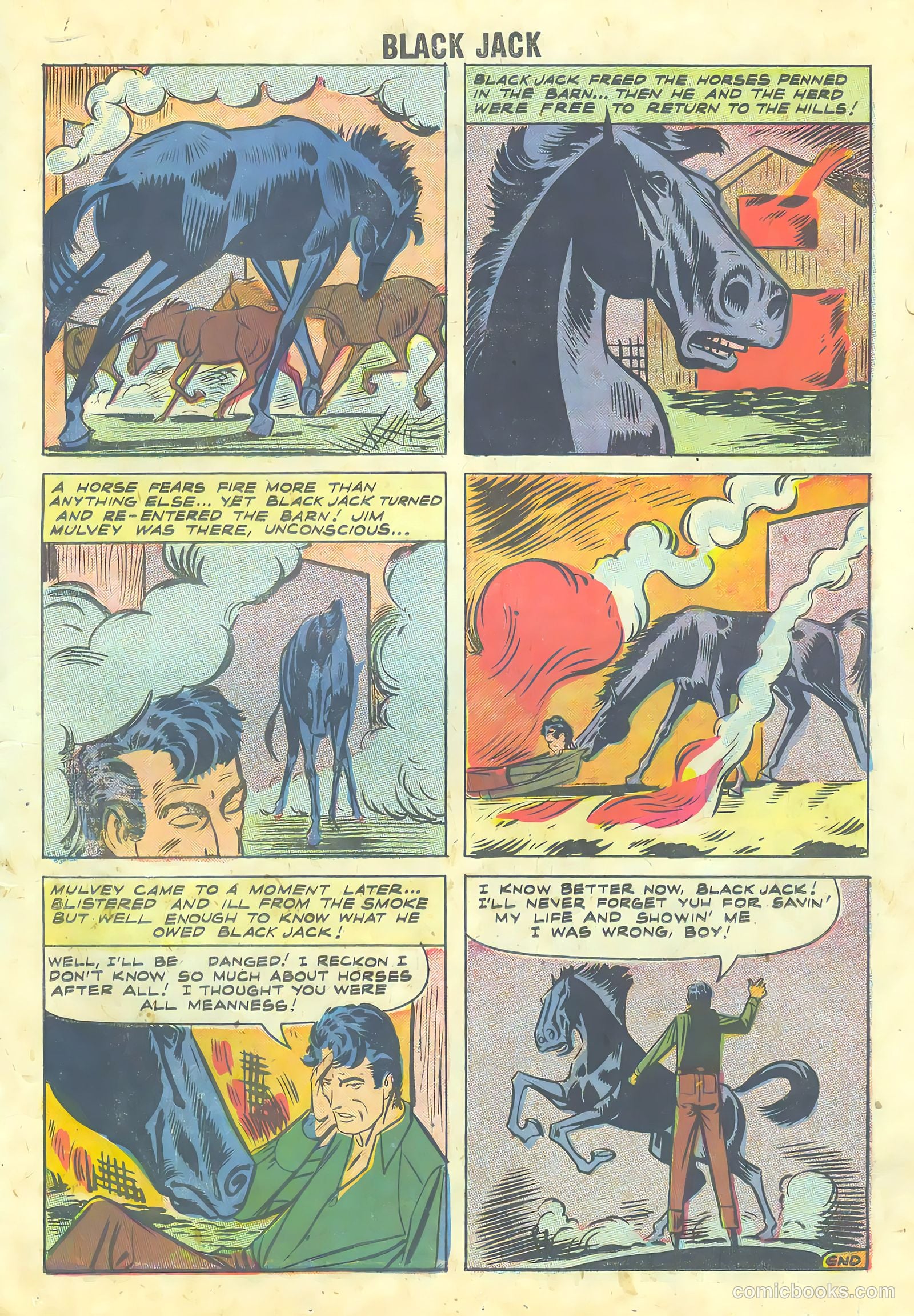 Rocky Lane's Black Jack #24 (1958) — page 19 of 36