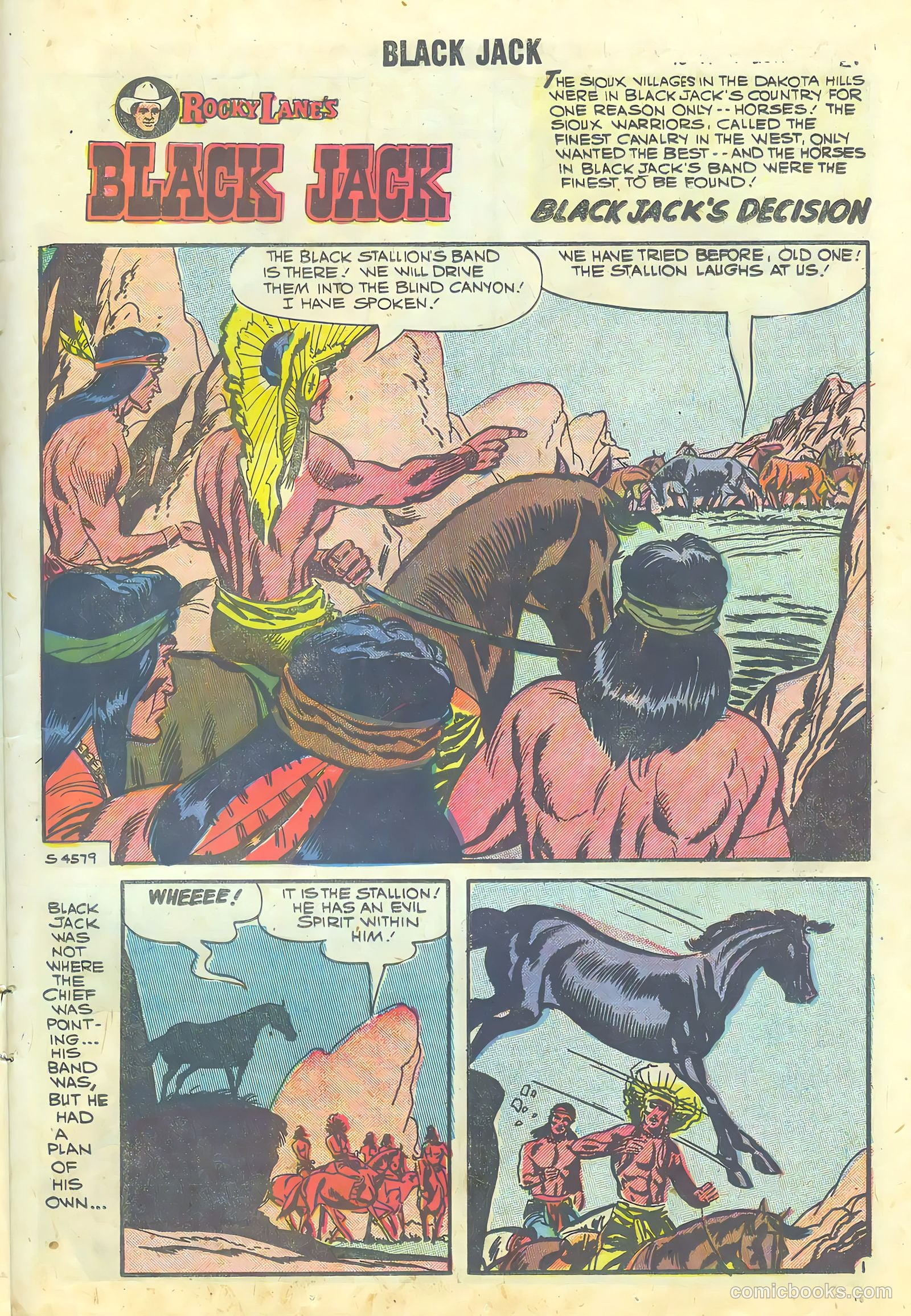 Rocky Lane's Black Jack #24 (1958) — page 23 of 36