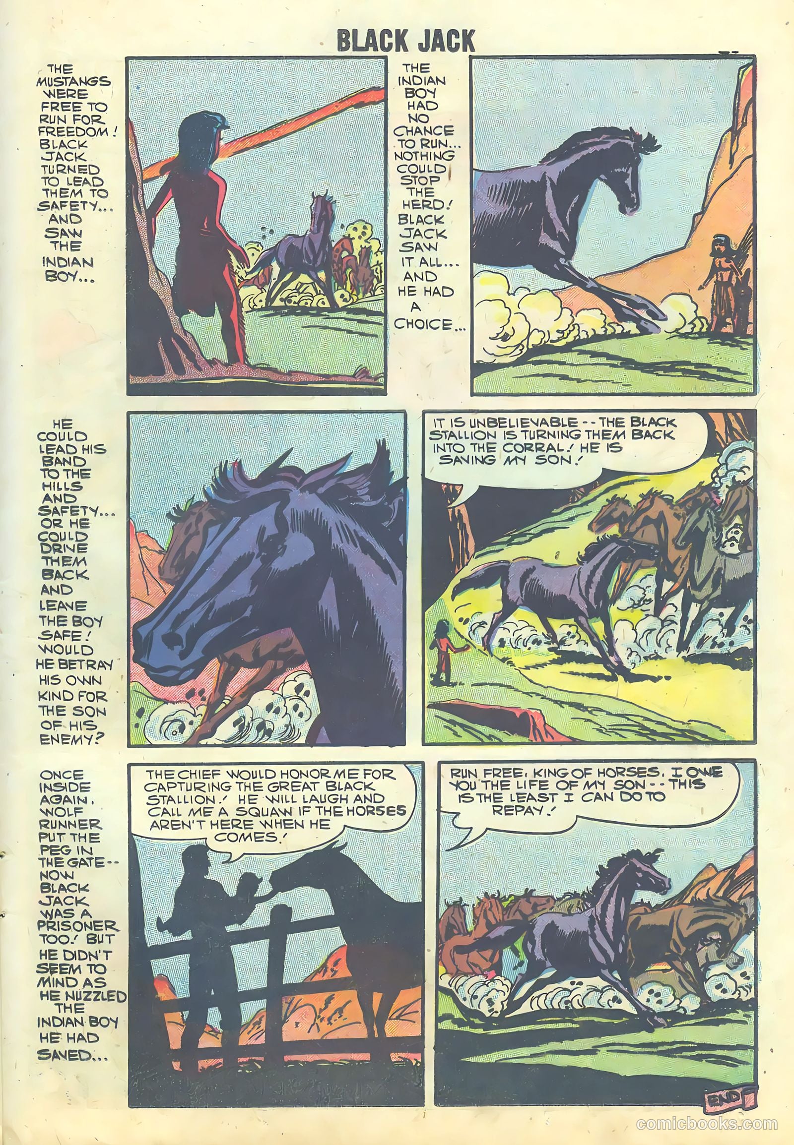 Rocky Lane's Black Jack #24 (1958) — page 25 of 36