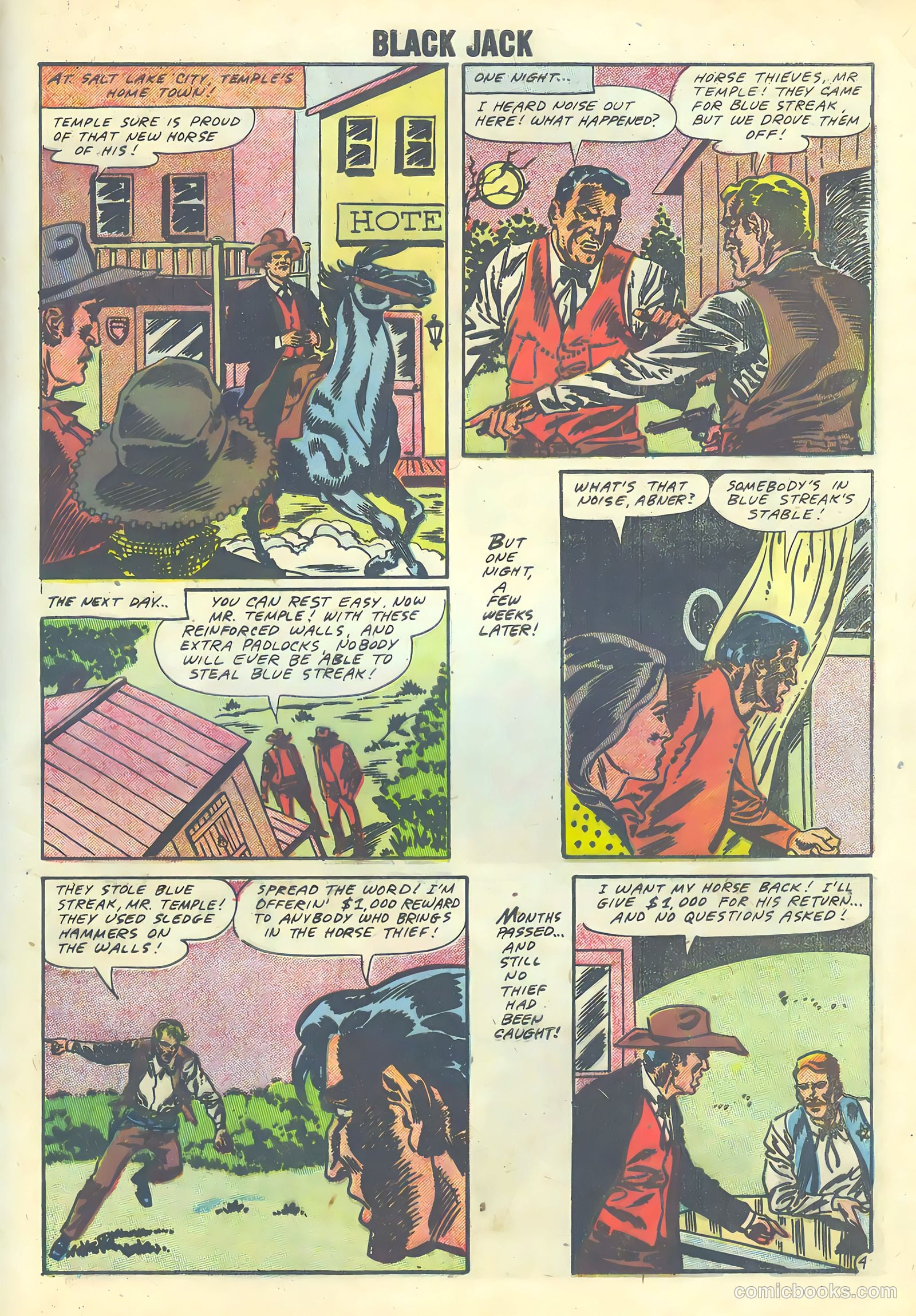 Rocky Lane's Black Jack #24 (1958) — page 29 of 36