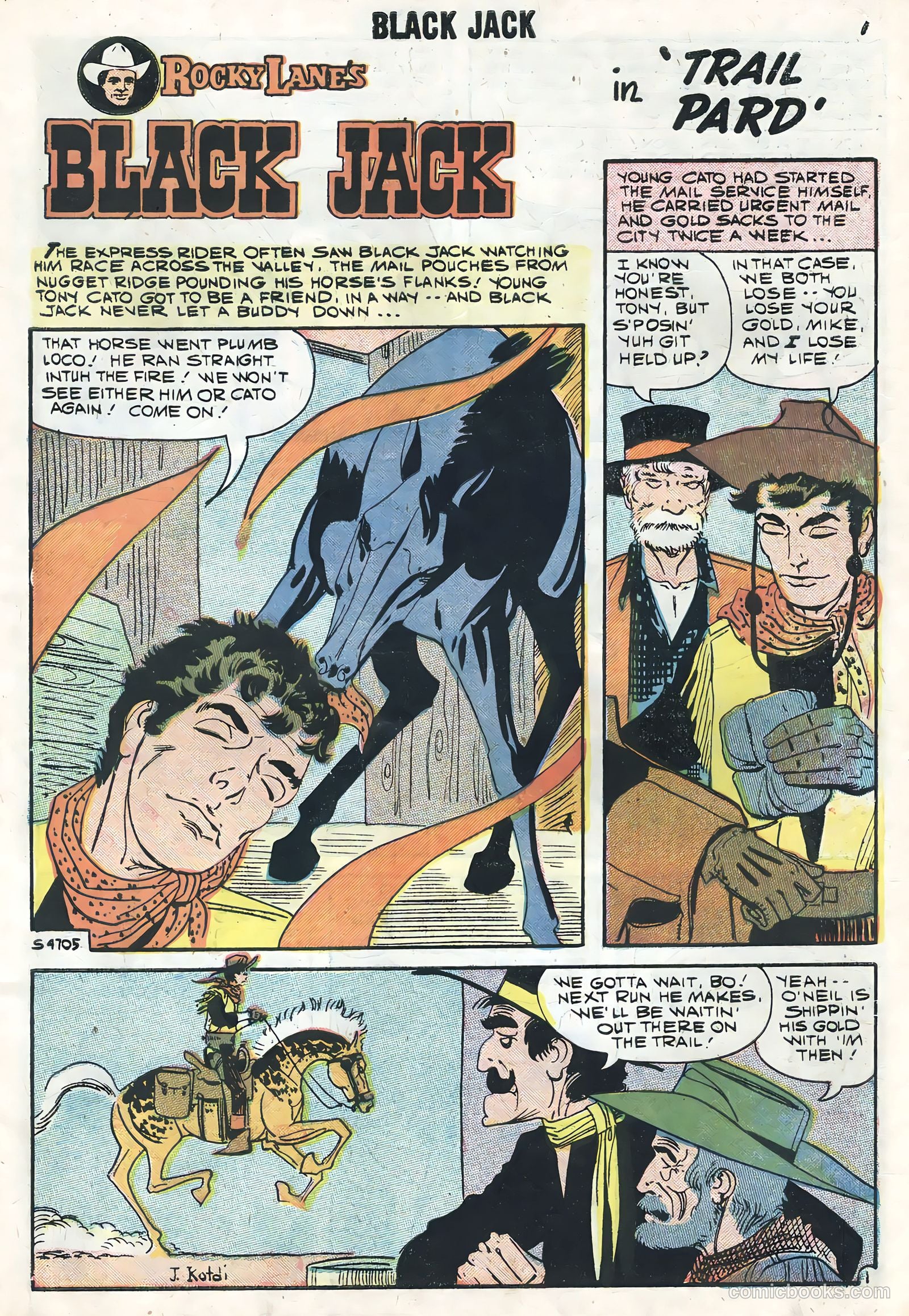 Rocky Lane's Black Jack #25 (1958) — page 3 of 36