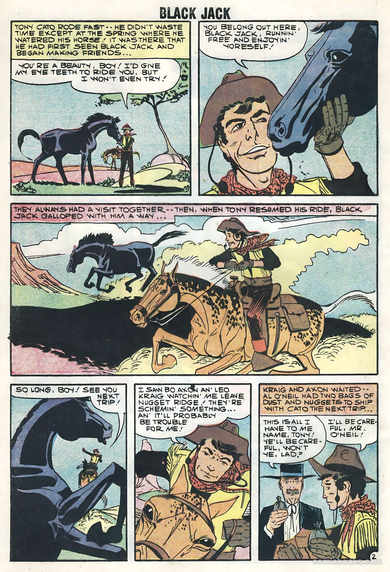 Rocky Lane's Black Jack #25 (1958) — page 4 of 36