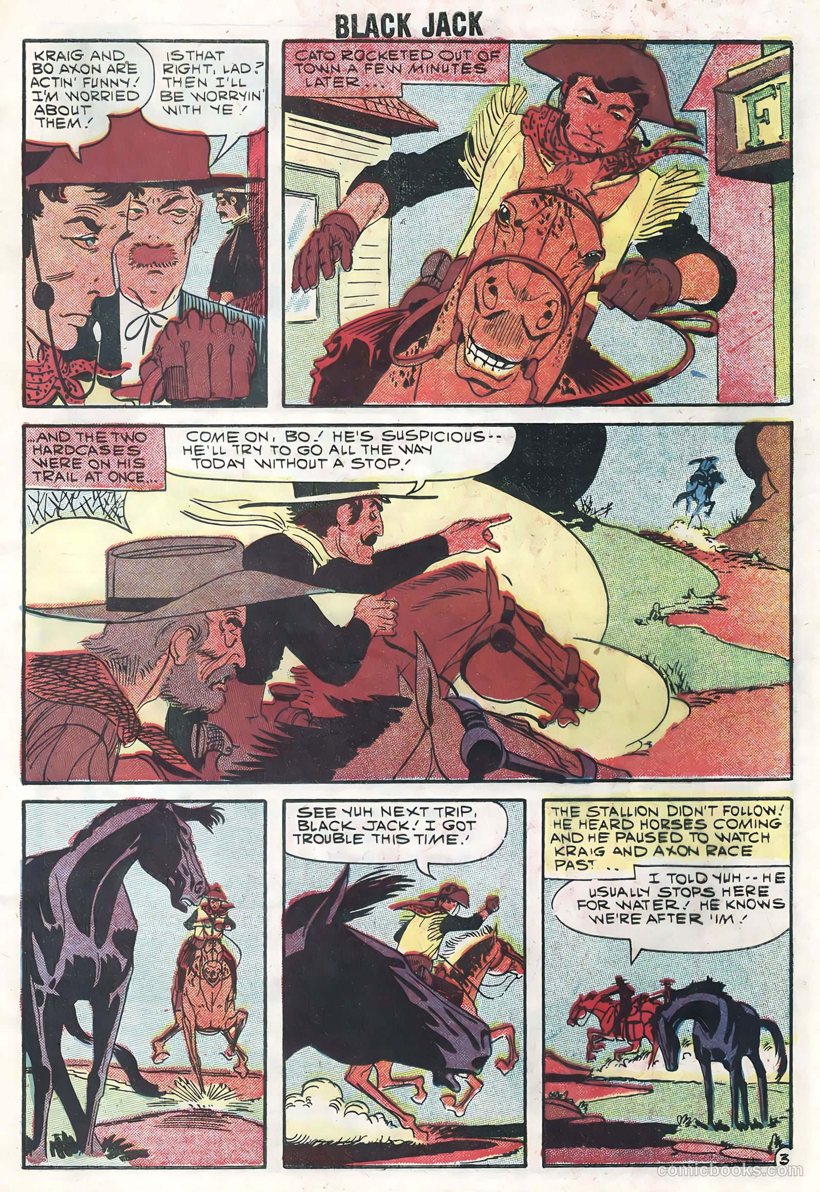 Rocky Lane's Black Jack #25 (1958) — page 5 of 36