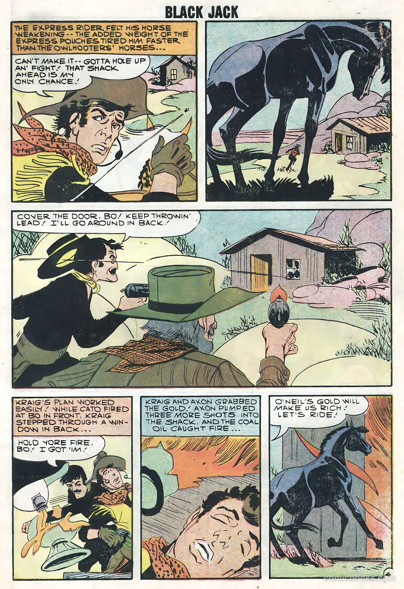 Rocky Lane's Black Jack #25 (1958) — page 7 of 36