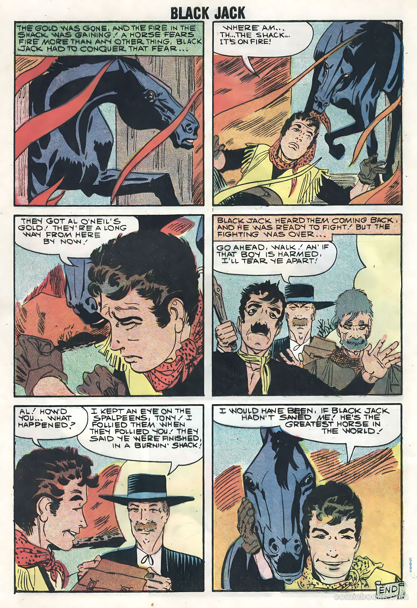 Rocky Lane's Black Jack #25 (1958) — page 8 of 36