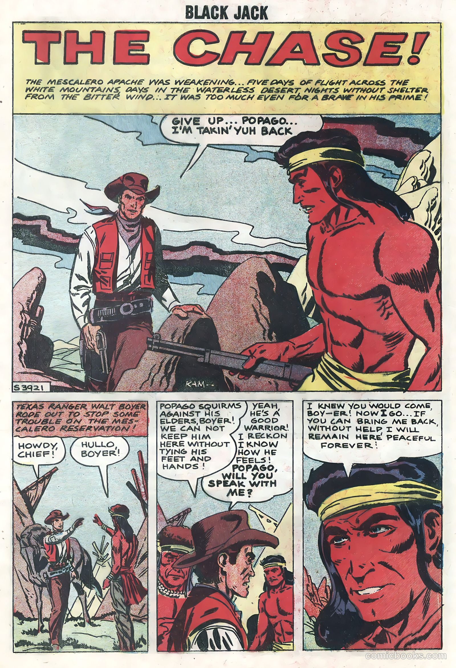 Rocky Lane's Black Jack #25 (1958) — page 9 of 36