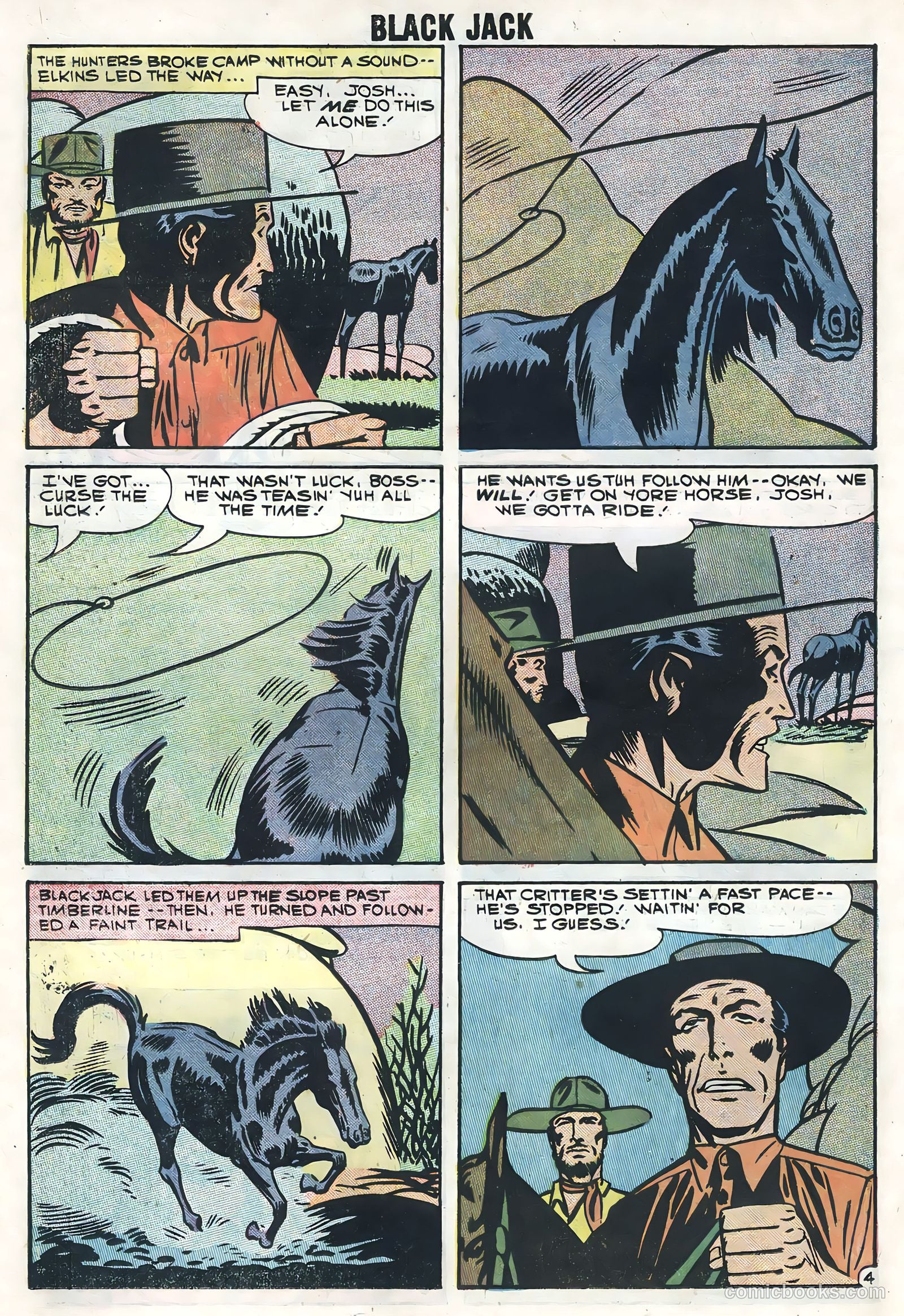 Rocky Lane's Black Jack #25 (1958) — page 14 of 36
