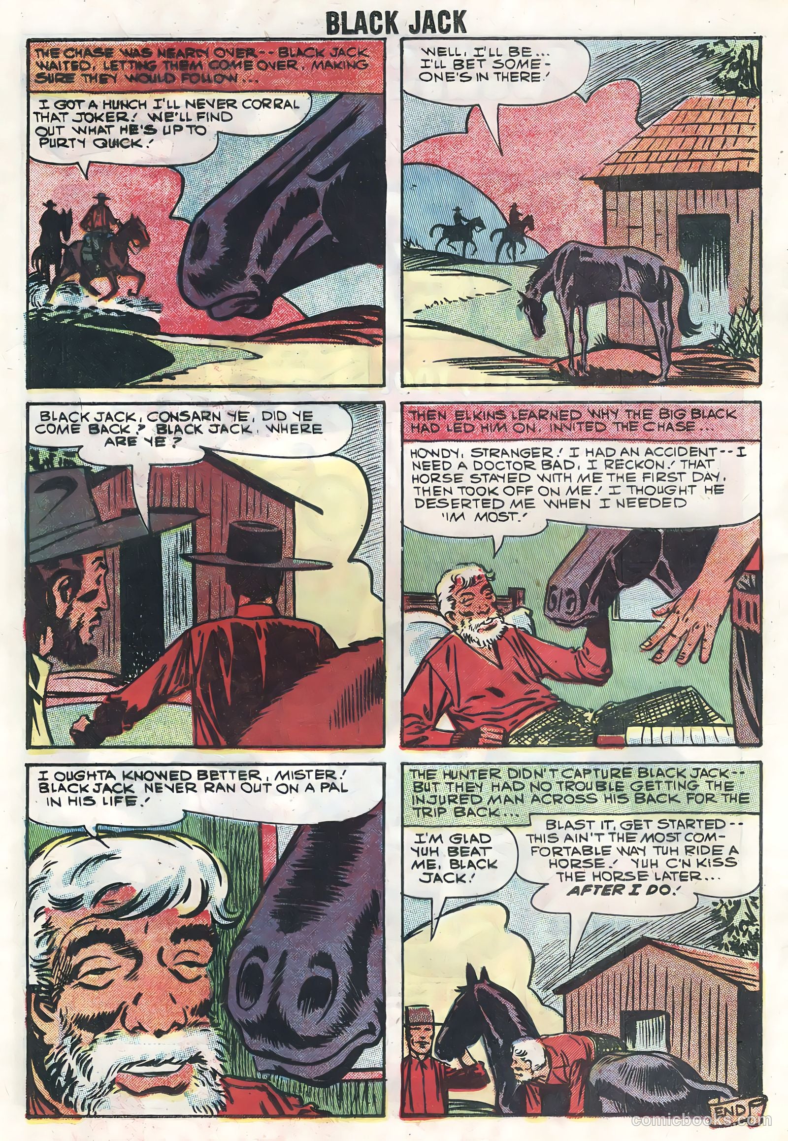 Rocky Lane's Black Jack #25 (1958) — page 16 of 36