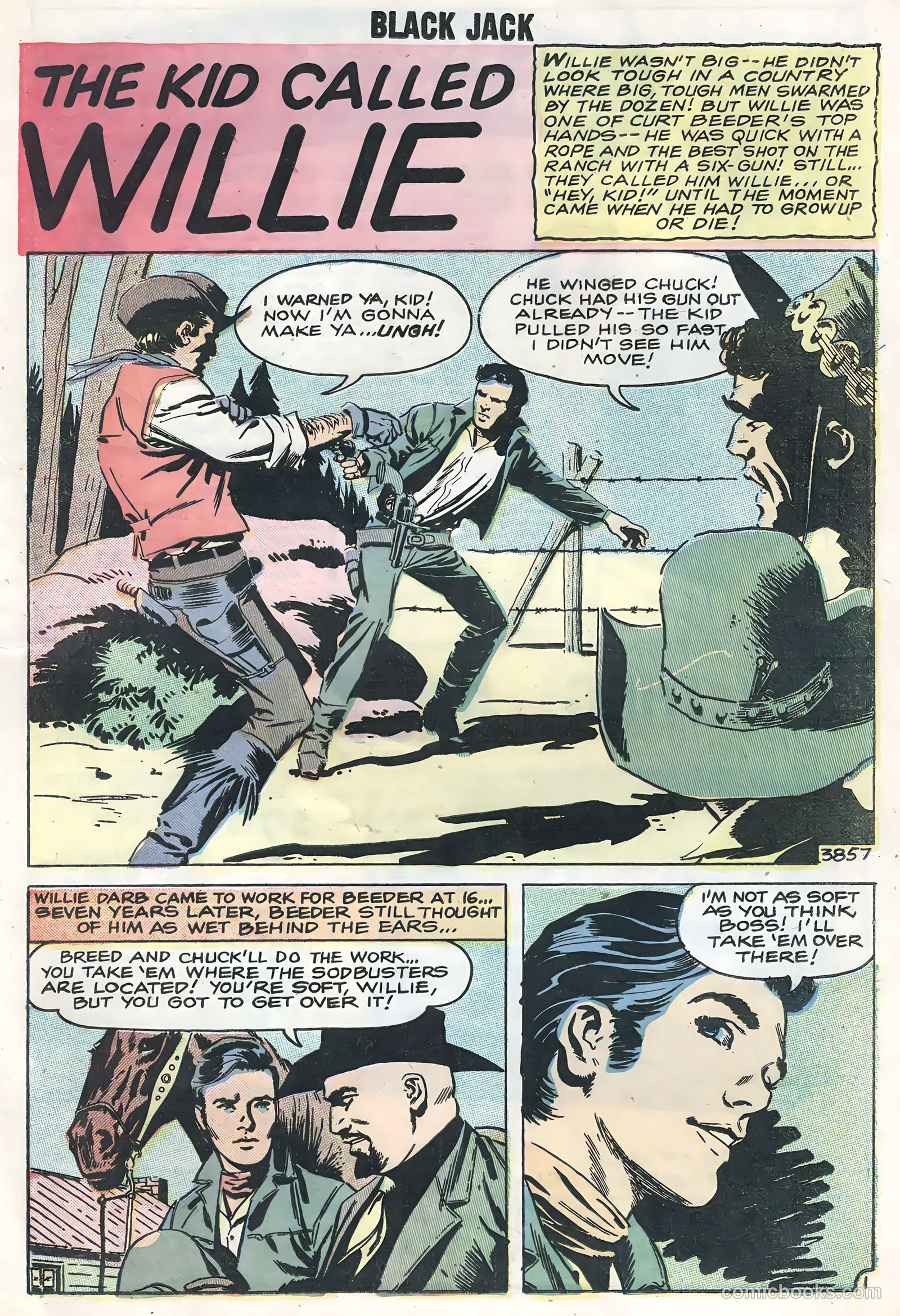 Rocky Lane's Black Jack #25 (1958) — page 21 of 36