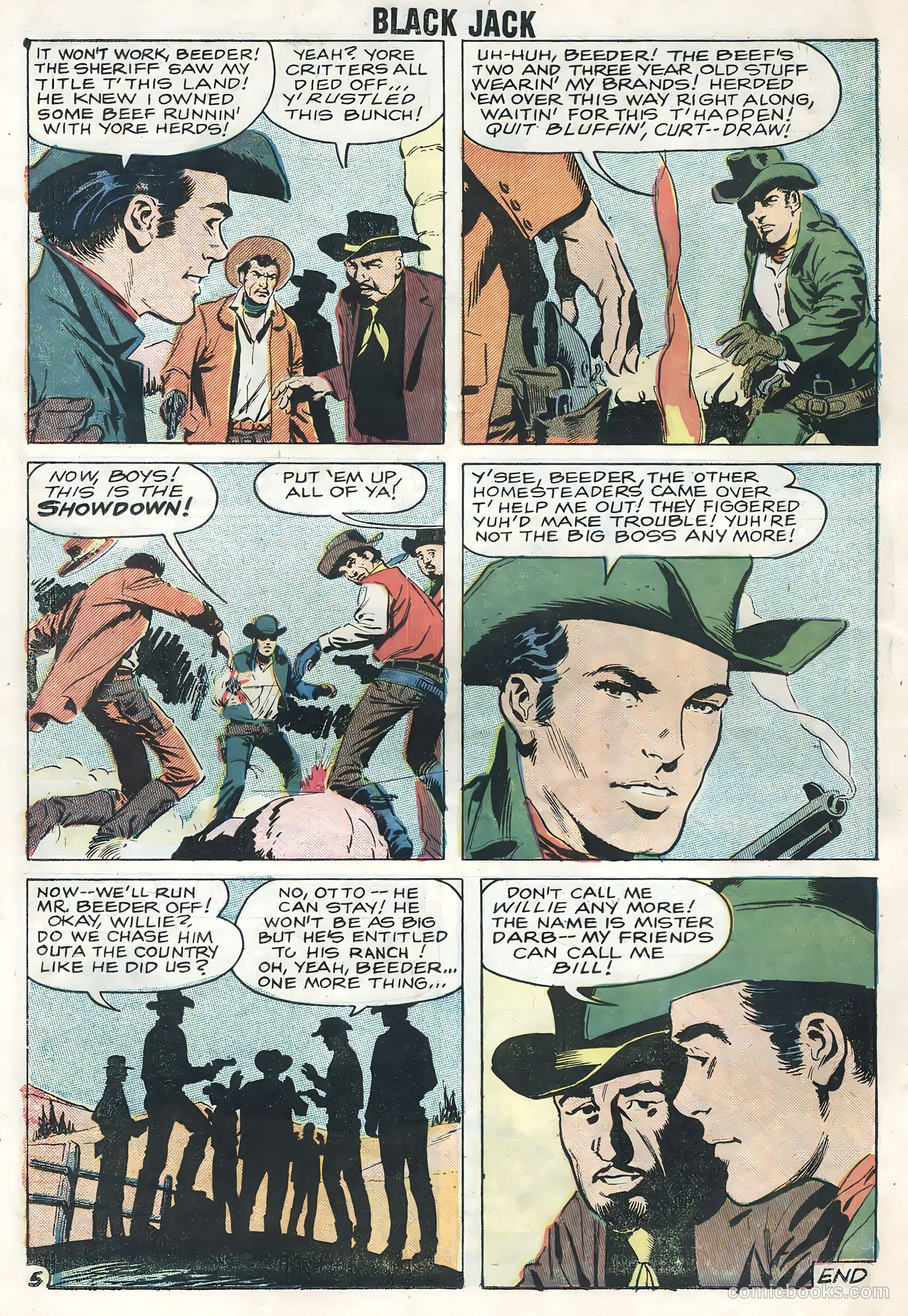 Rocky Lane's Black Jack #25 (1958) — page 26 of 36