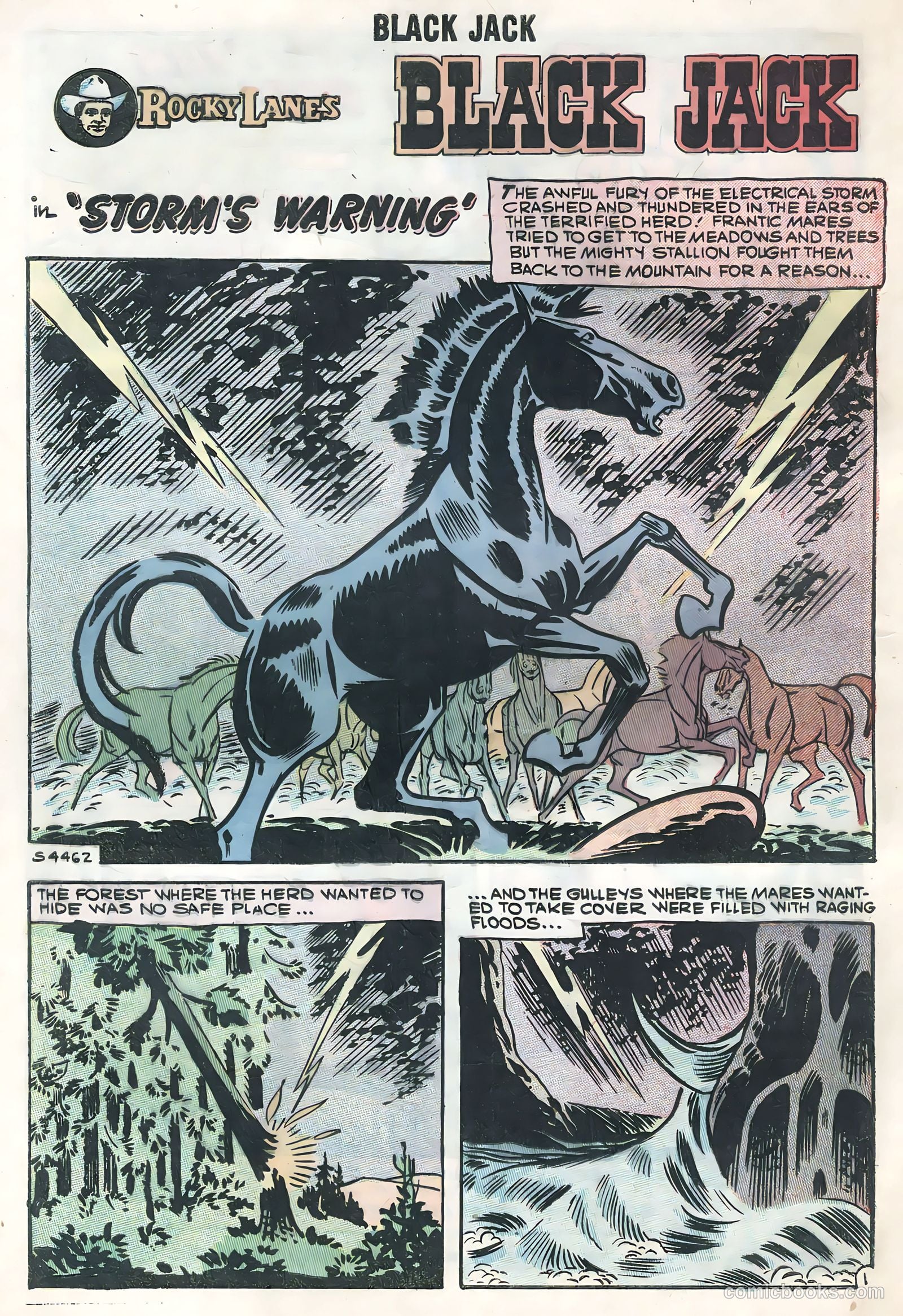 Rocky Lane's Black Jack #25 (1958) — page 28 of 36