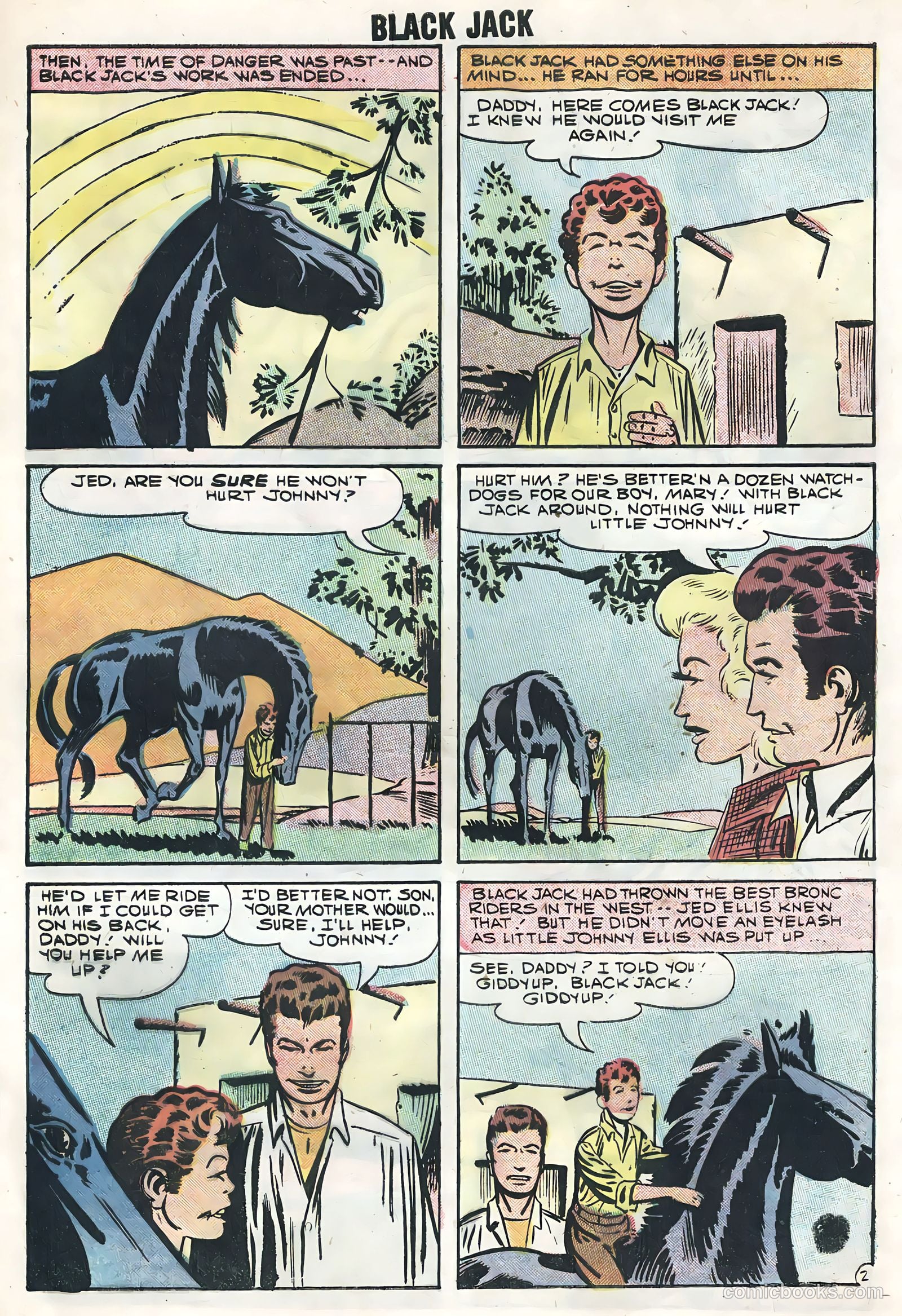 Rocky Lane's Black Jack #25 (1958) — page 29 of 36