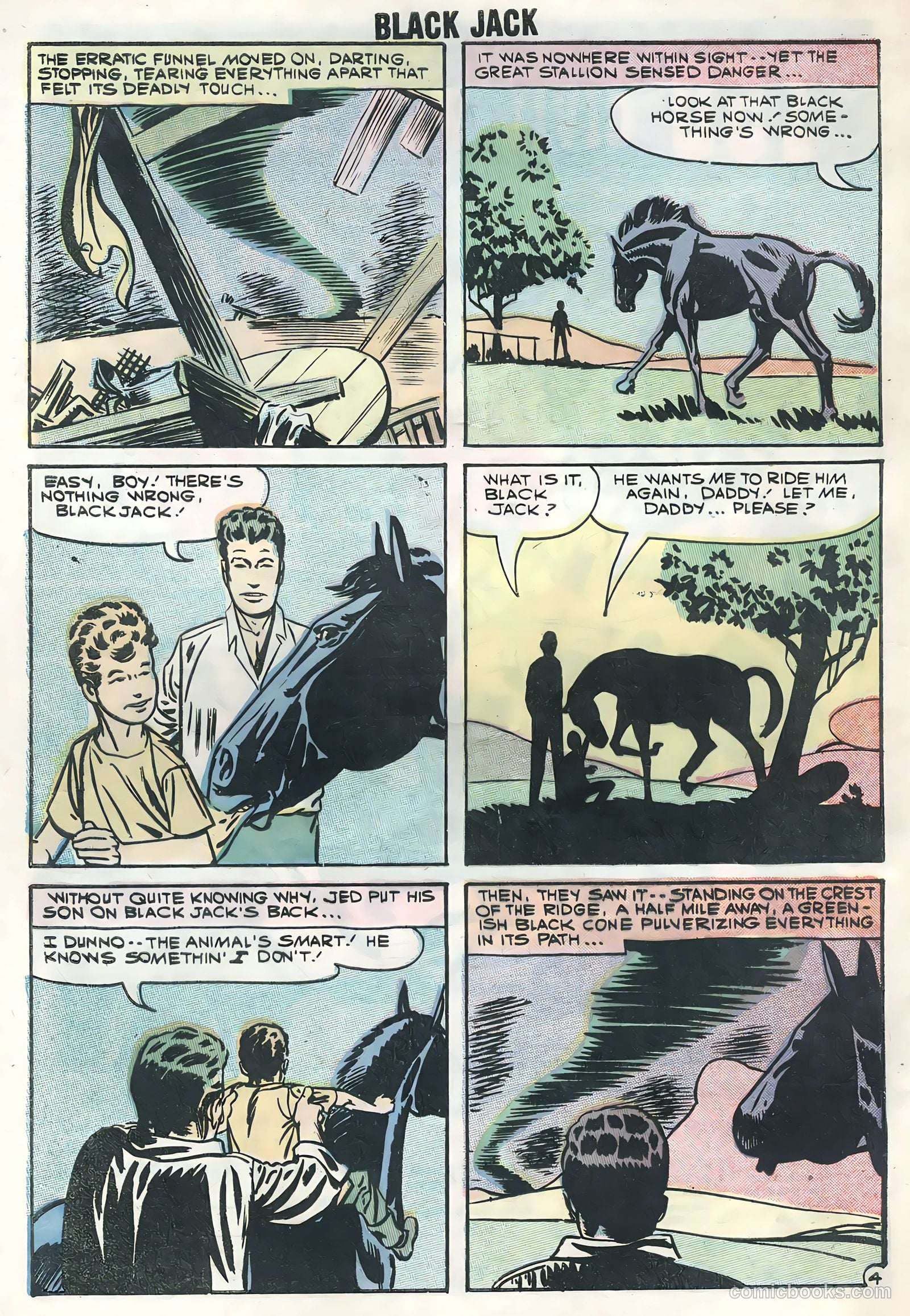 Rocky Lane's Black Jack #25 (1958) — page 32 of 36
