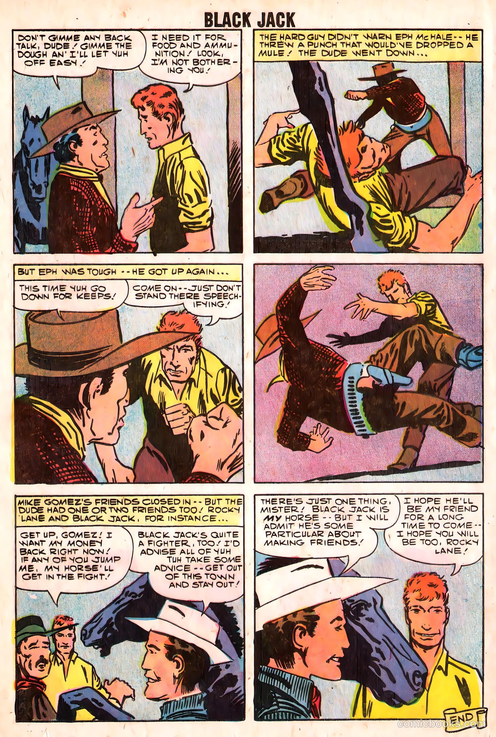 Rocky Lane's Black Jack #26 (1959) — page 20 of 37