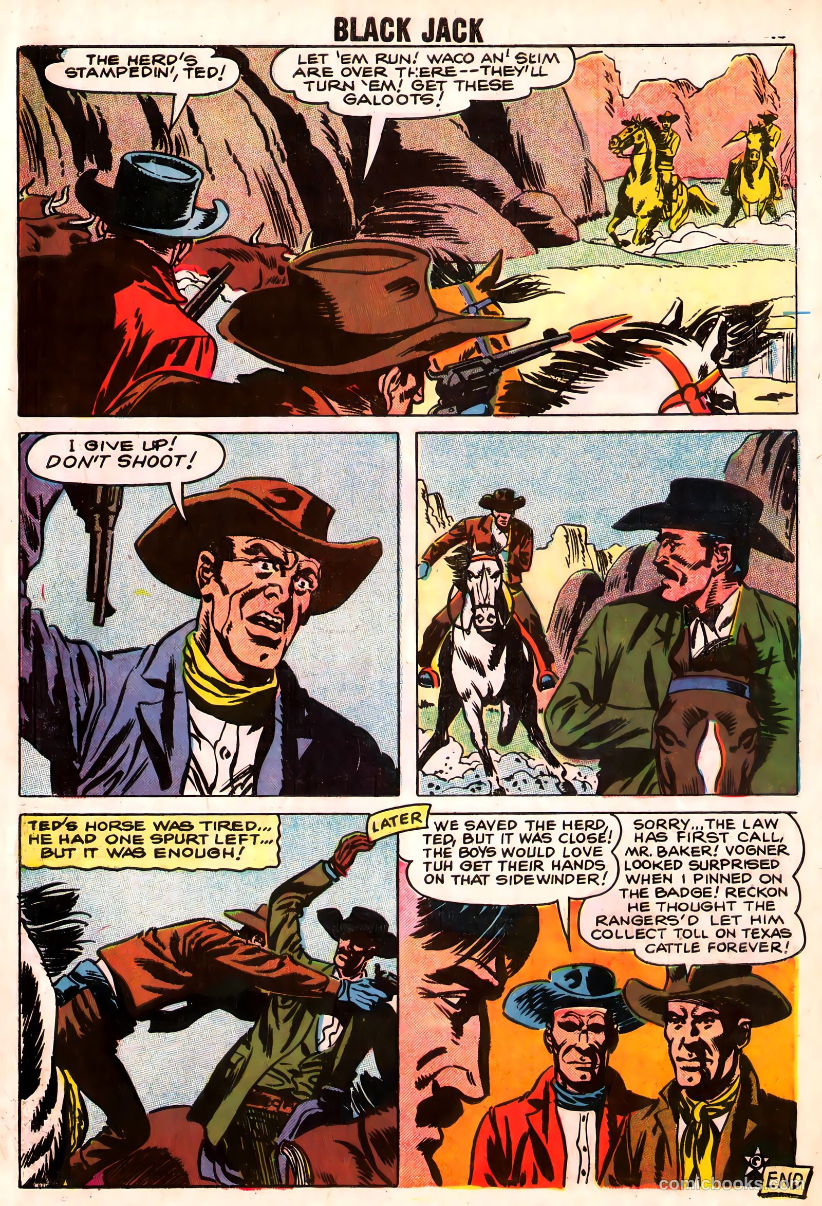 Rocky Lane's Black Jack #26 (1959) — page 27 of 37