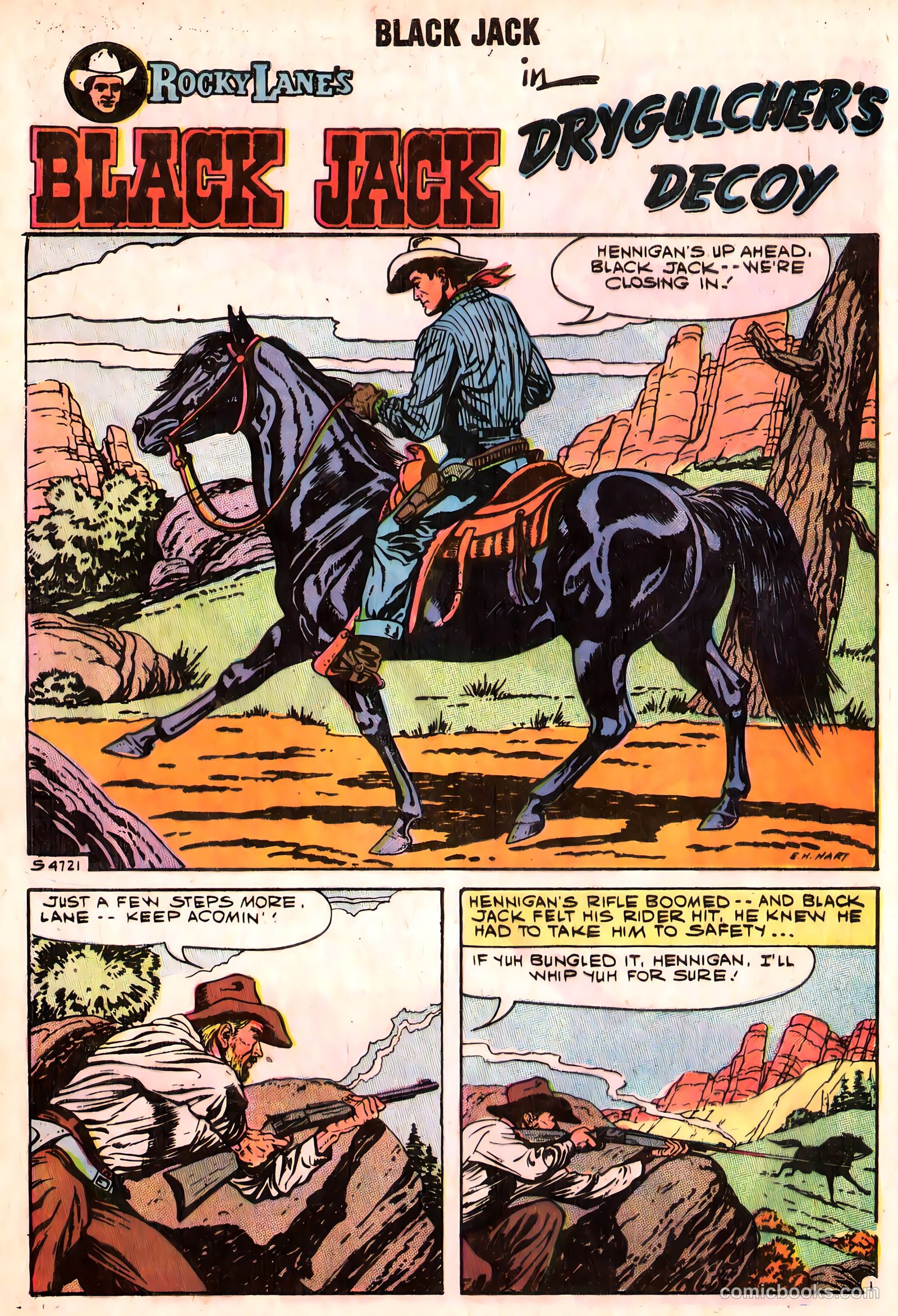Rocky Lane's Black Jack #26 (1959) — page 28 of 37