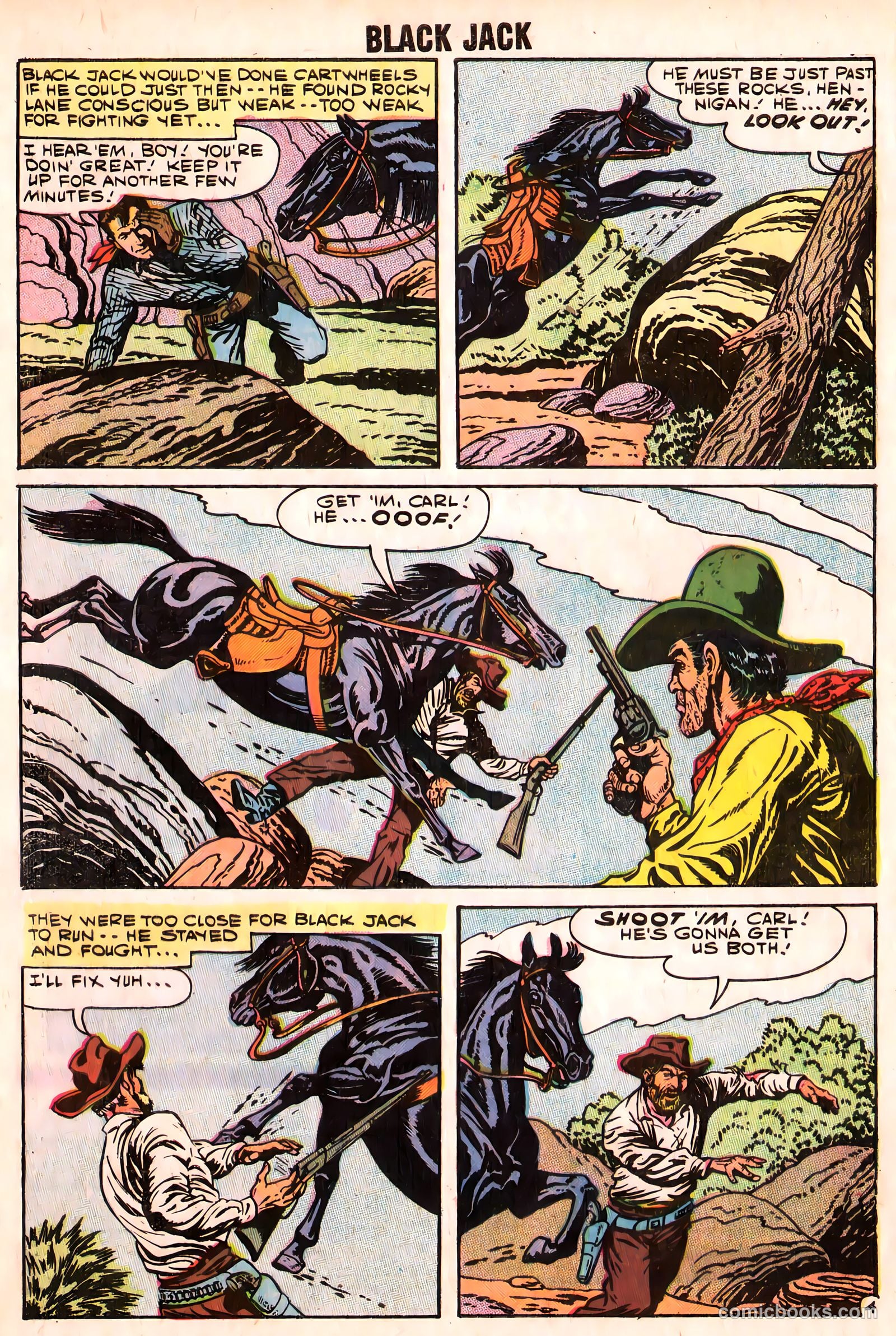Rocky Lane's Black Jack #26 (1959) — page 32 of 37