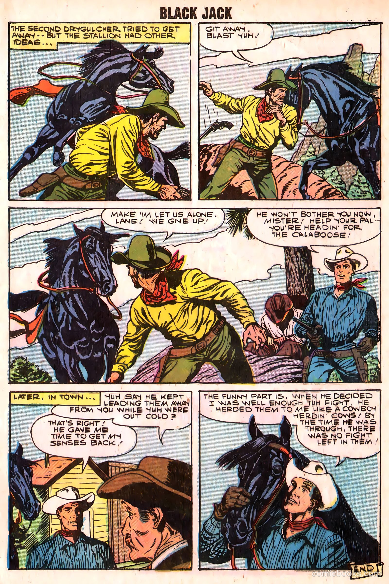 Rocky Lane's Black Jack #26 (1959) — page 33 of 37
