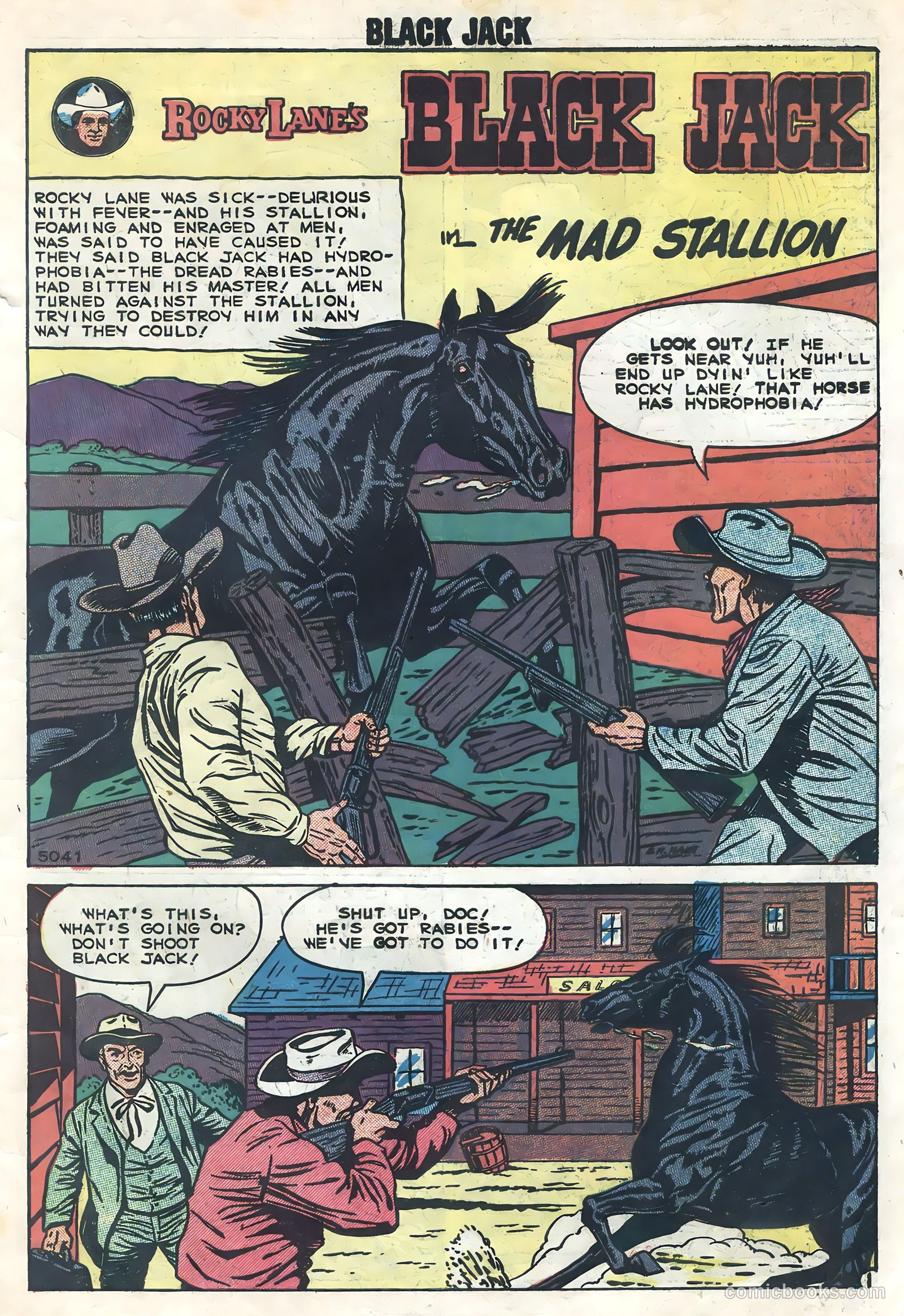 Rocky Lane's Black Jack #27 (1959) — page 3 of 36