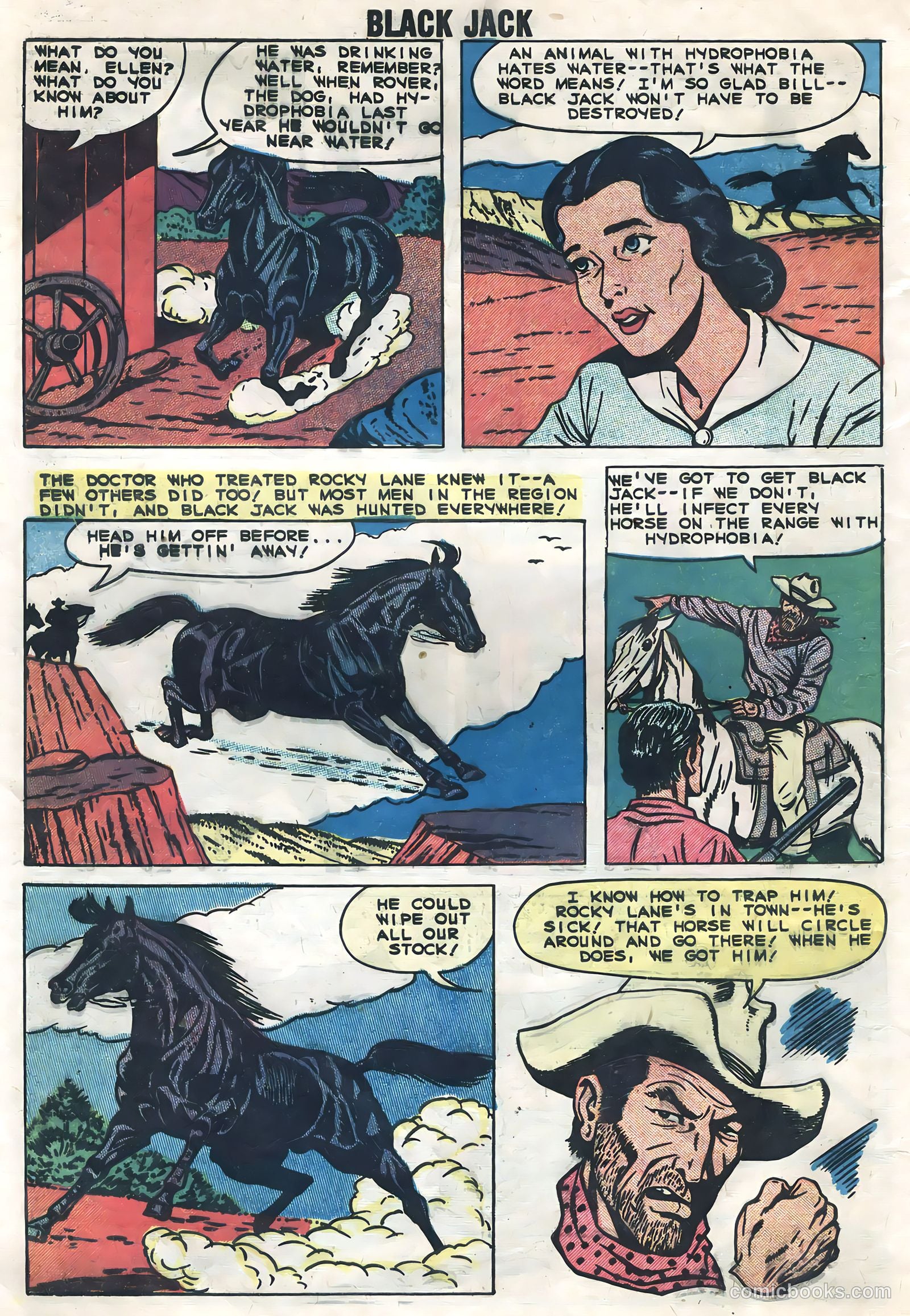 Rocky Lane's Black Jack #27 (1959) — page 8 of 36