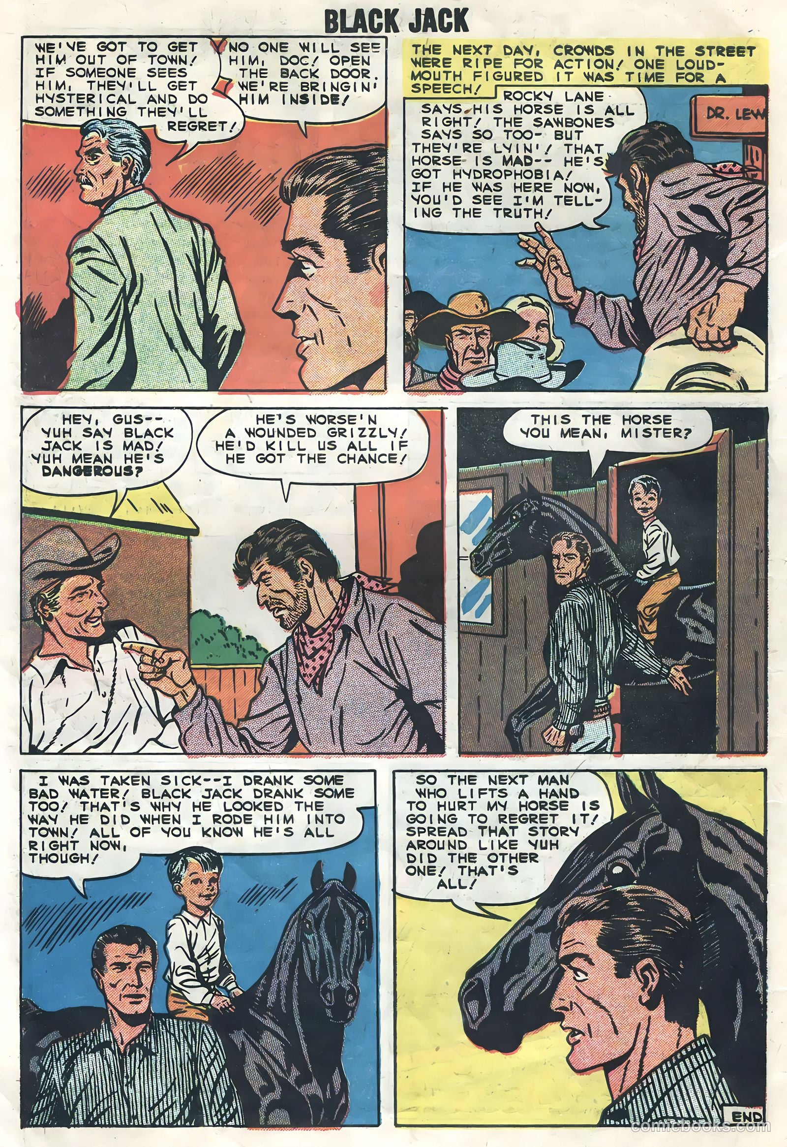 Rocky Lane's Black Jack #27 (1959) — page 10 of 36