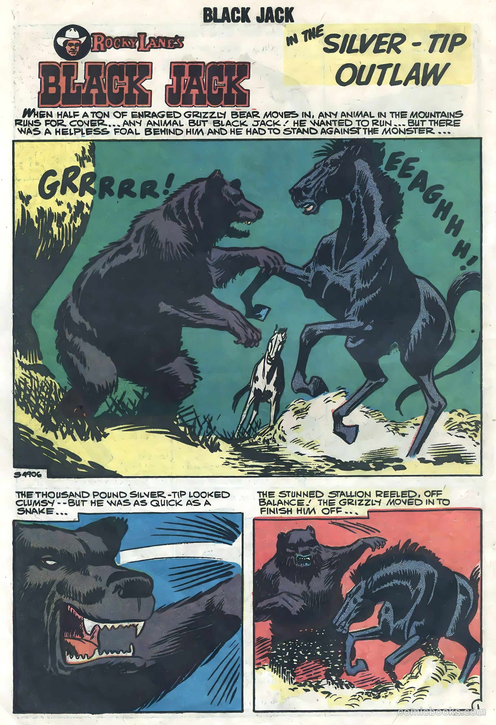 Rocky Lane's Black Jack #27 (1959) — page 18 of 36