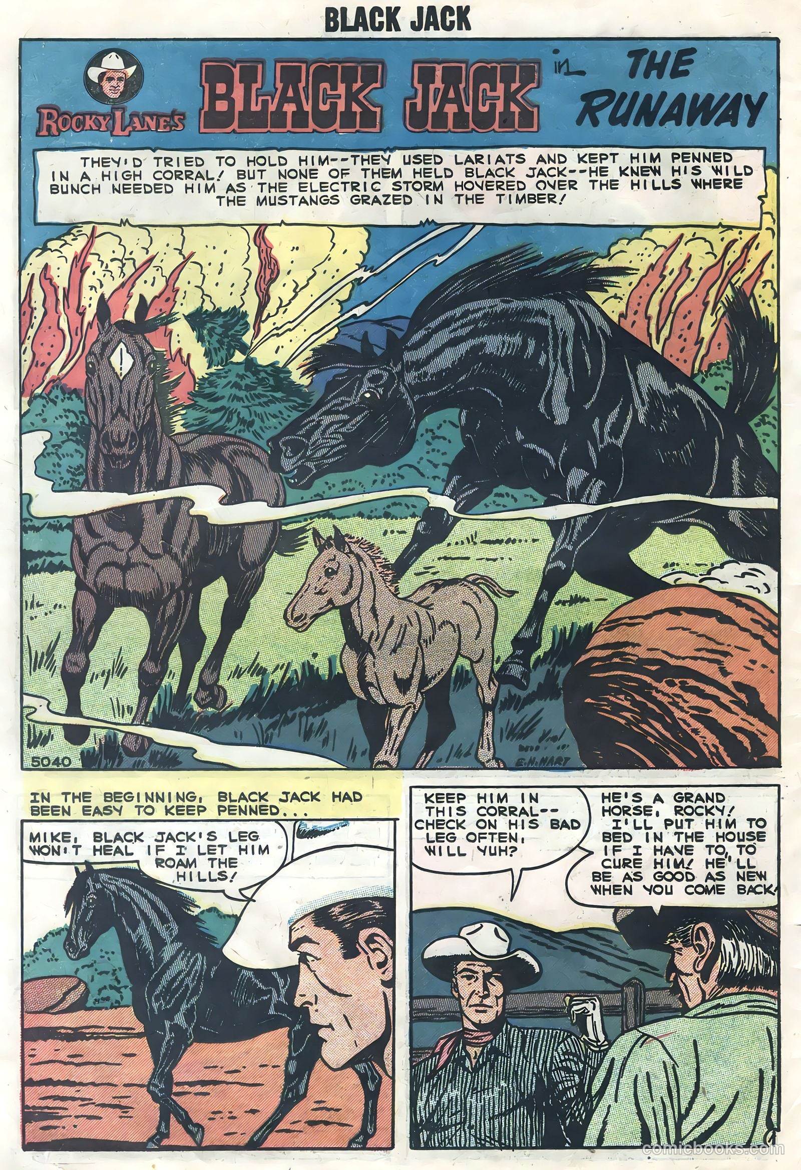 Rocky Lane's Black Jack #27 (1959) — page 26 of 36
