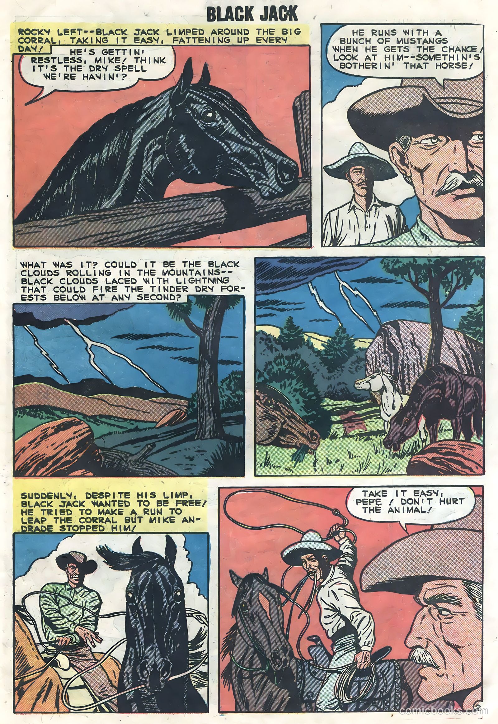 Rocky Lane's Black Jack #27 (1959) — page 27 of 36