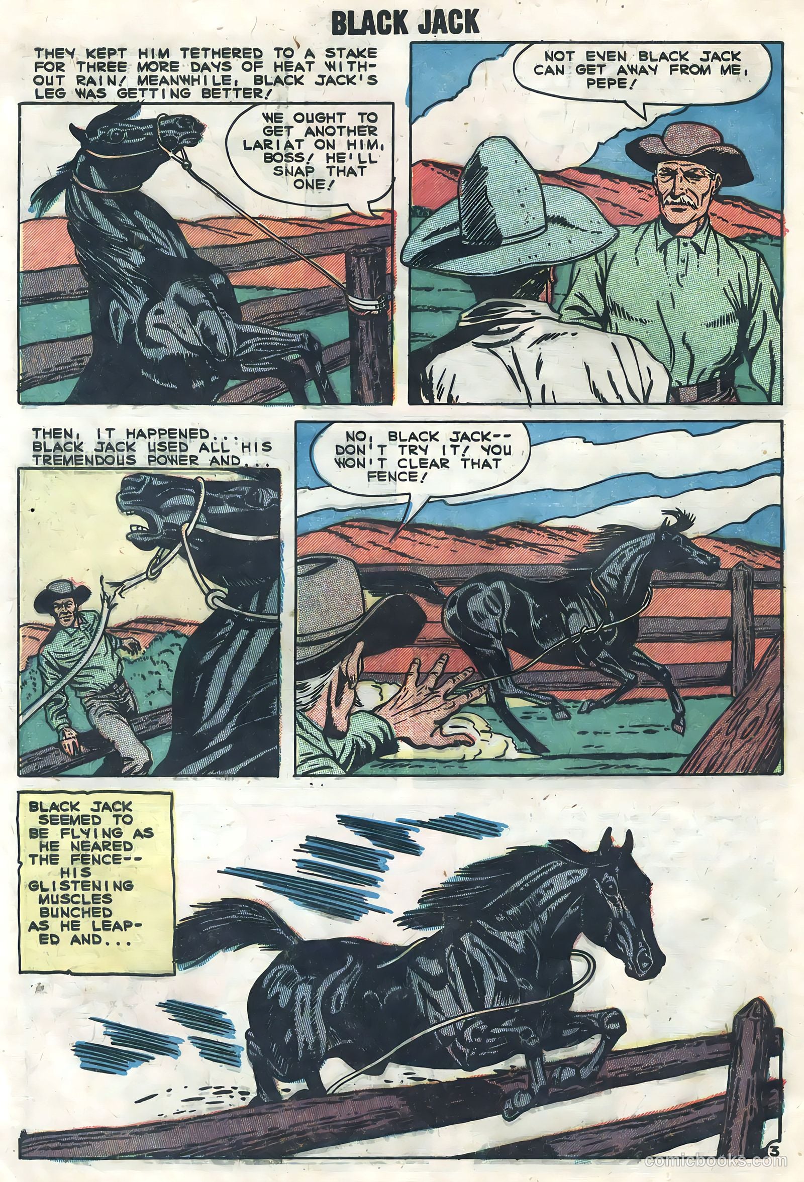 Rocky Lane's Black Jack #27 (1959) — page 28 of 36