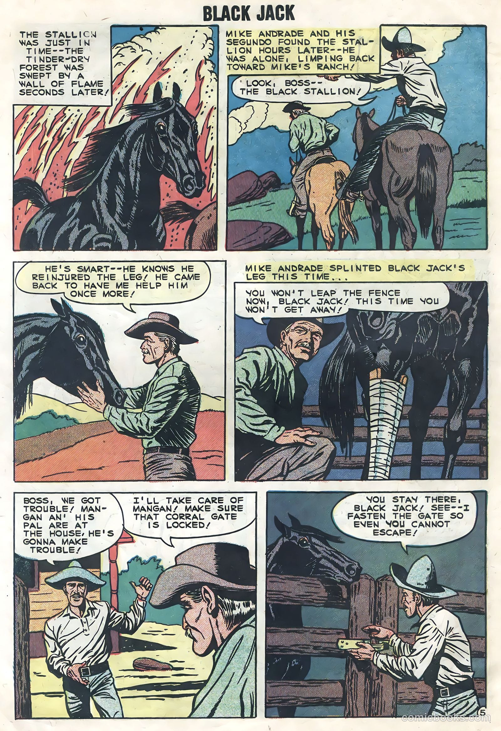 Rocky Lane's Black Jack #27 (1959) — page 30 of 36