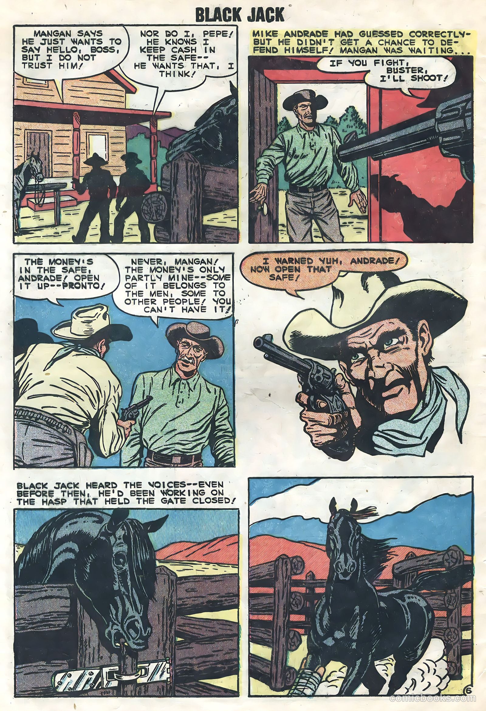 Rocky Lane's Black Jack #27 (1959) — page 32 of 36