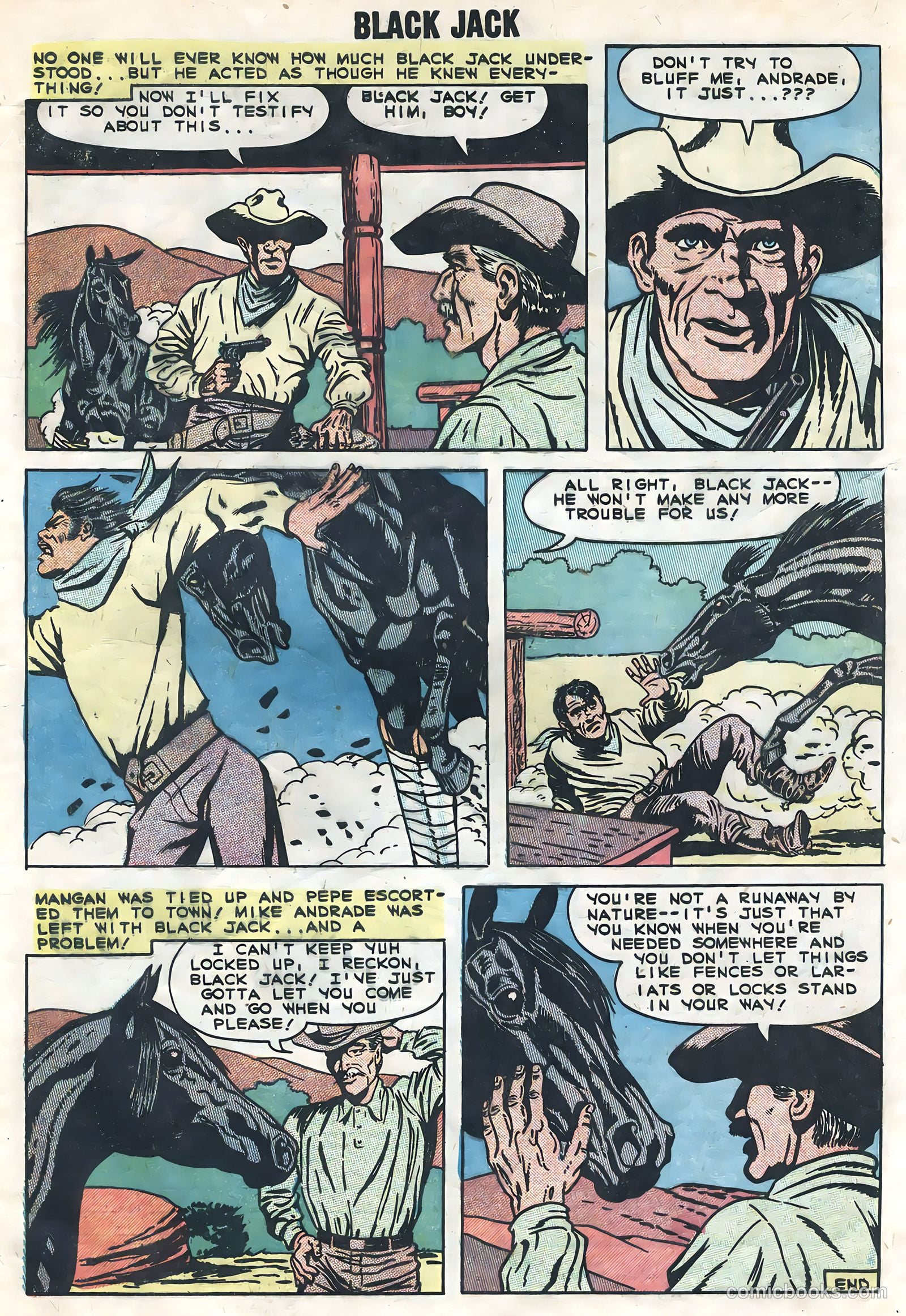 Rocky Lane's Black Jack #27 (1959) — page 33 of 36