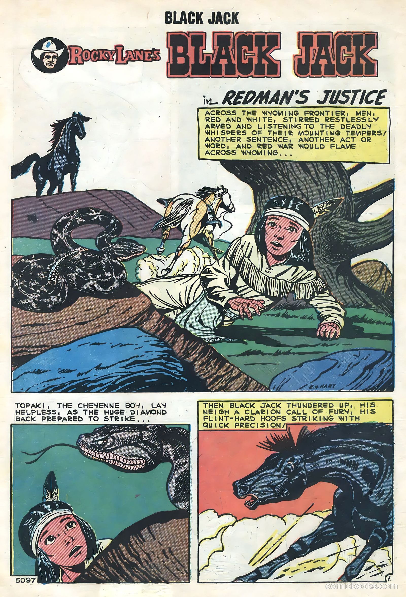 Rocky Lane's Black Jack #28 (1959) — page 3 of 36