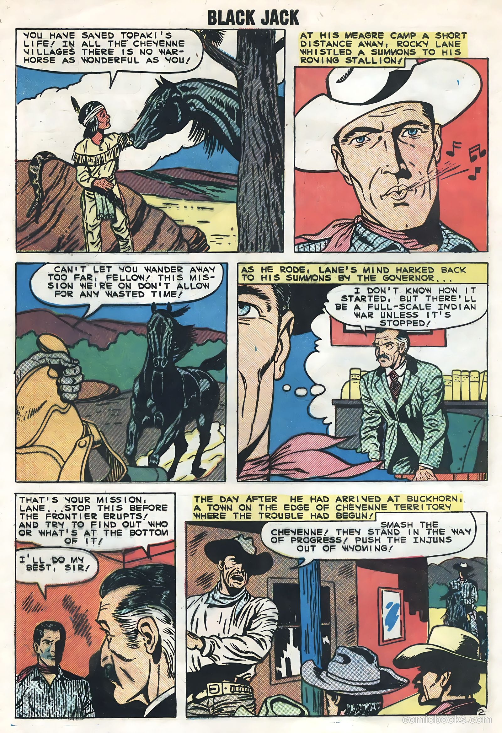 Rocky Lane's Black Jack #28 (1959) — page 4 of 36
