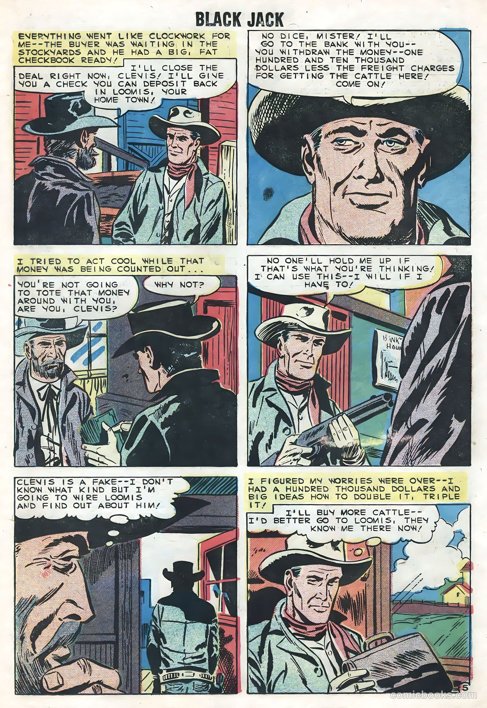 Rocky Lane's Black Jack #28 (1959) — page 19 of 36