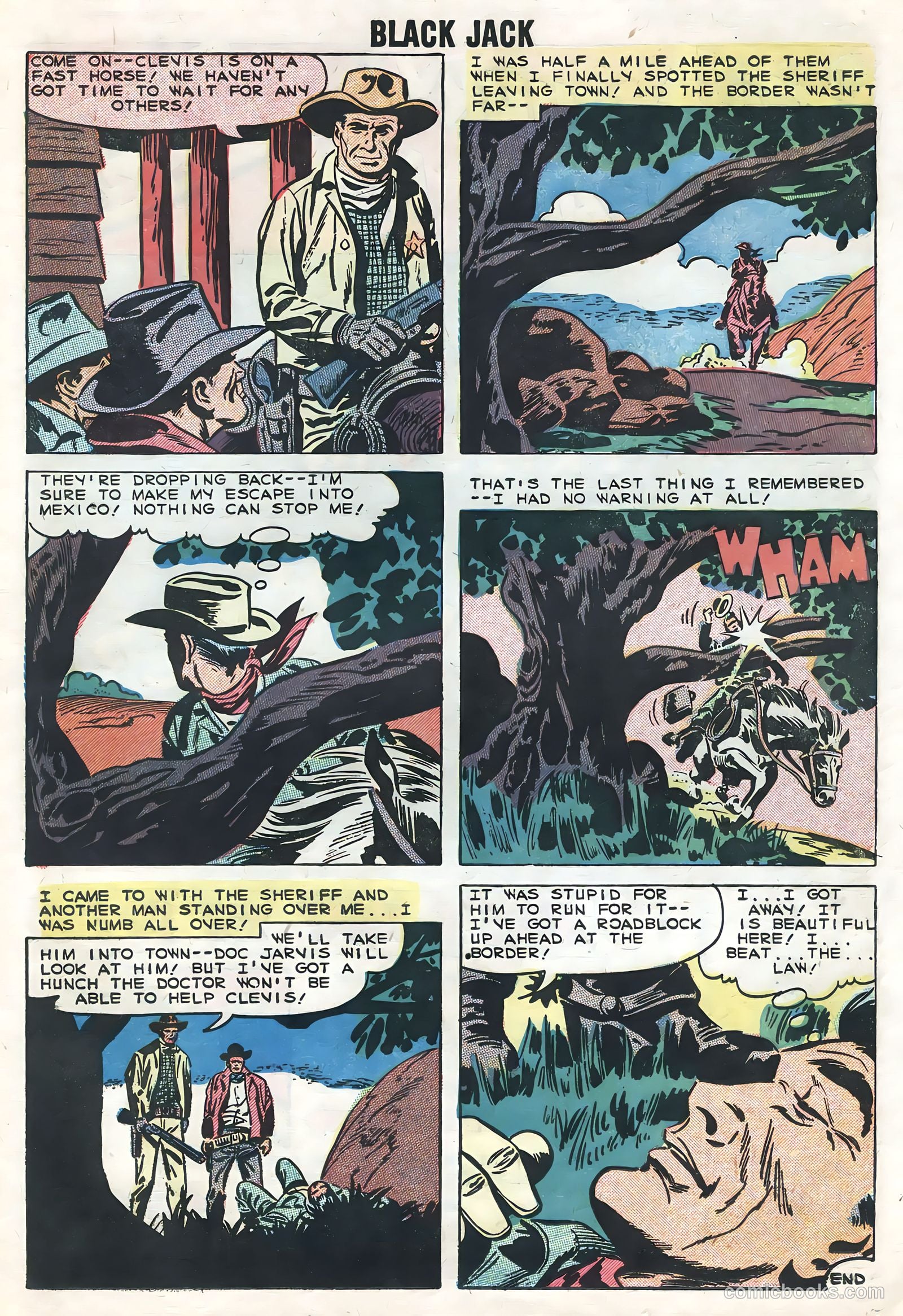 Rocky Lane's Black Jack #28 (1959) — page 23 of 36