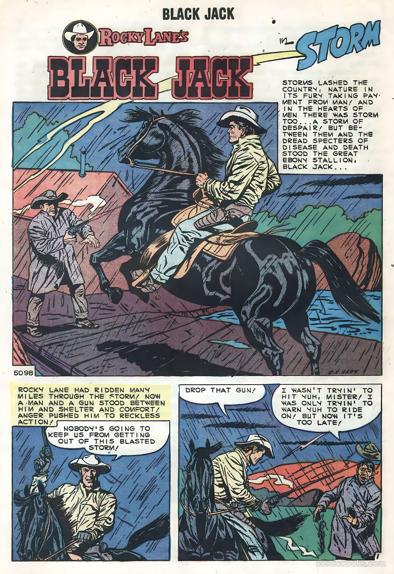 Rocky Lane's Black Jack #28 (1959) — page 28 of 36