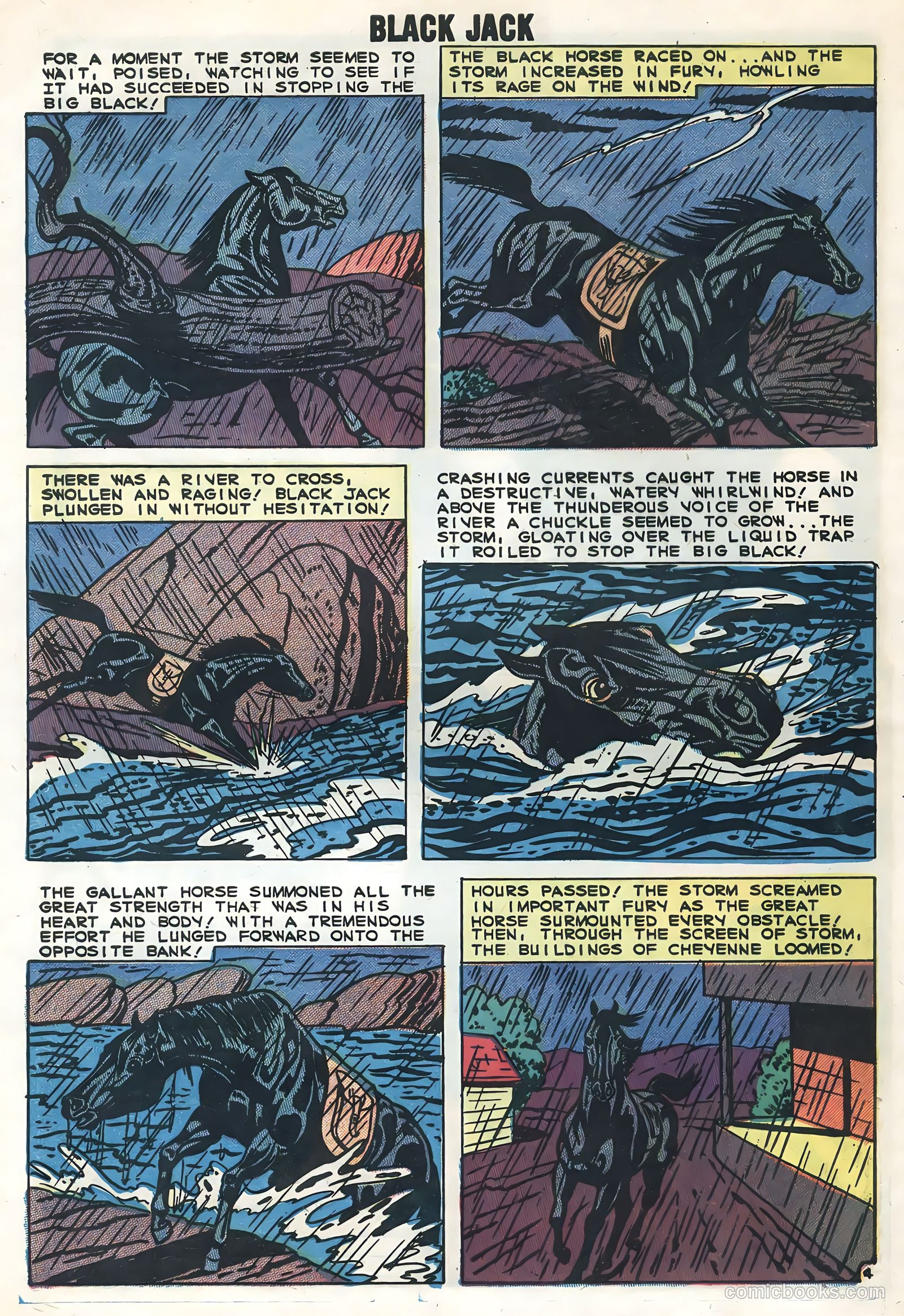 Rocky Lane's Black Jack #28 (1959) — page 32 of 36