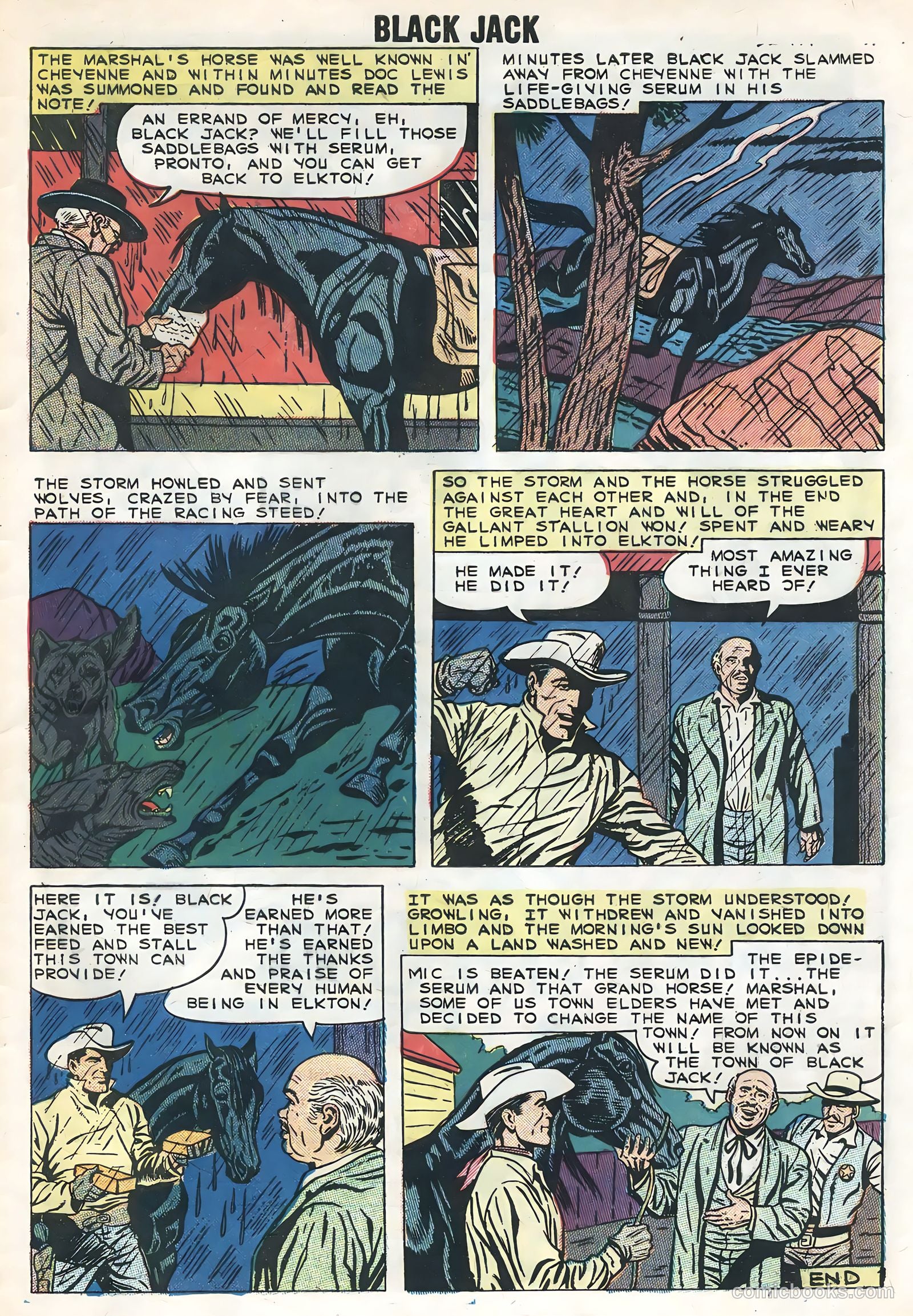 Rocky Lane's Black Jack #28 (1959) — page 33 of 36